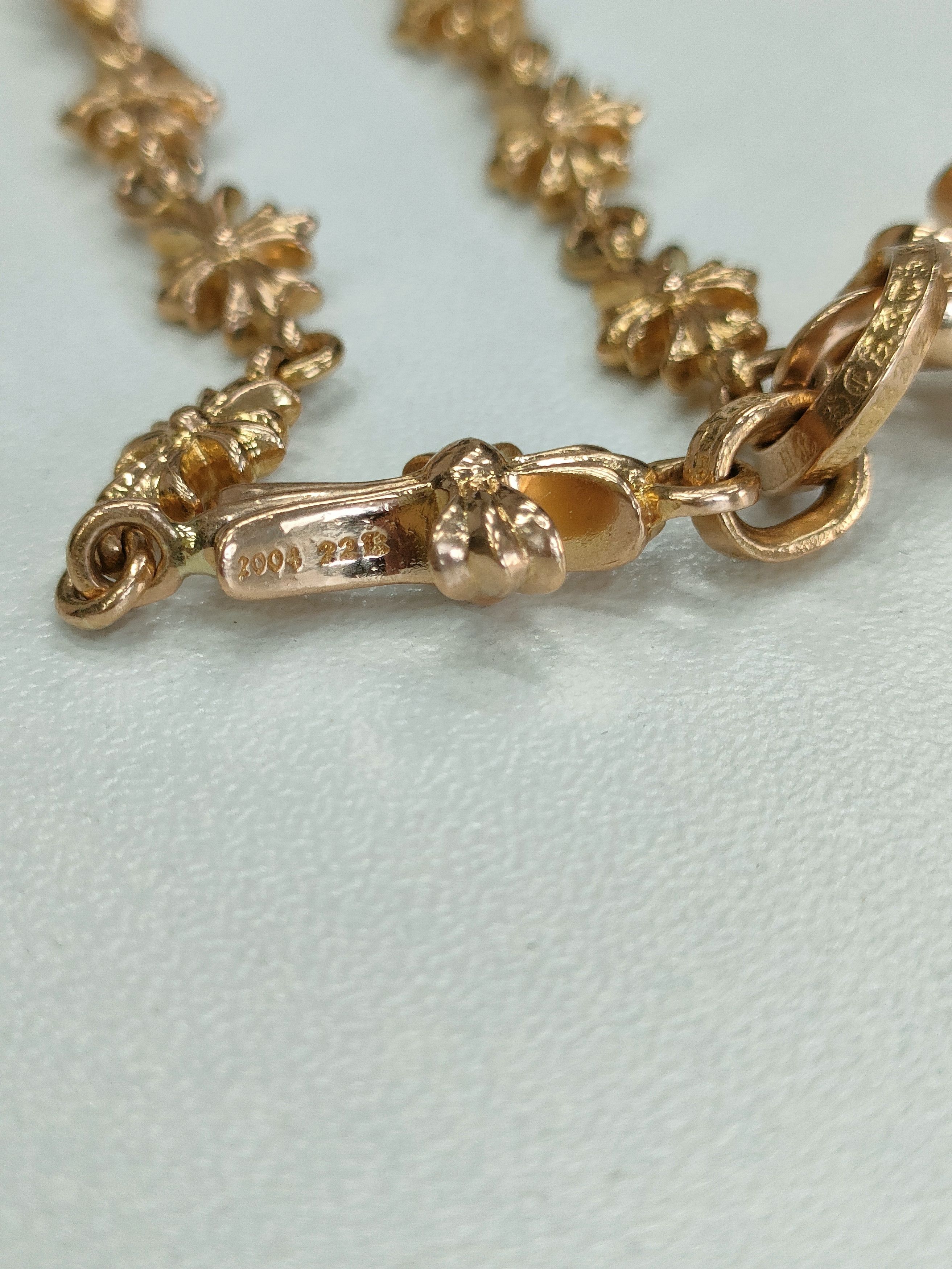 Chrome Hearts Chrome Hearts 22K Gold Tiny E Chokechain Necklace Size ONE SIZE - 12 Thumbnail