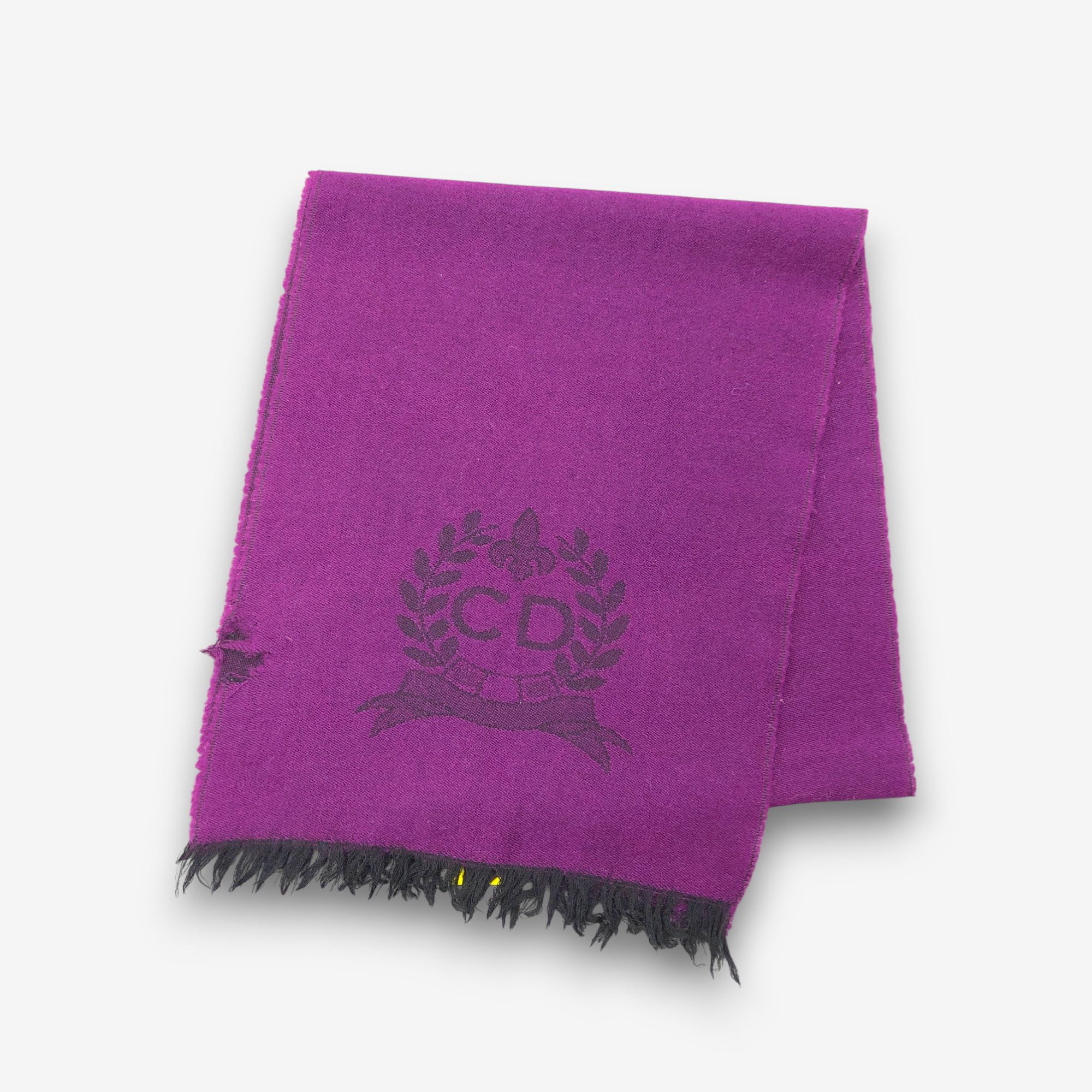 Japanese Brand Vintage Christian Dior Scarf Muffler Wool Cashmere Scarves Size ONE SIZE - 4 Thumbnail
