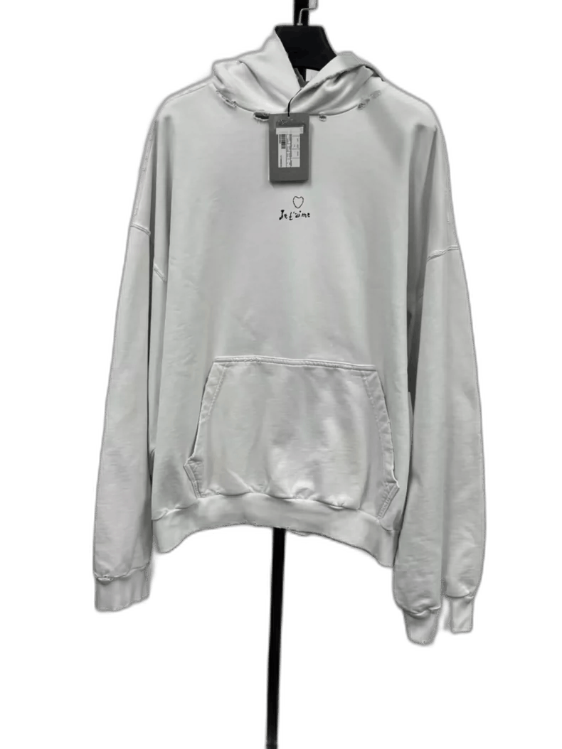Balenciaga Balenciaga Embroidered Casual Hoodie Size M-yf Size US M / EU 48-50 / 2 - 1 Thumbnail