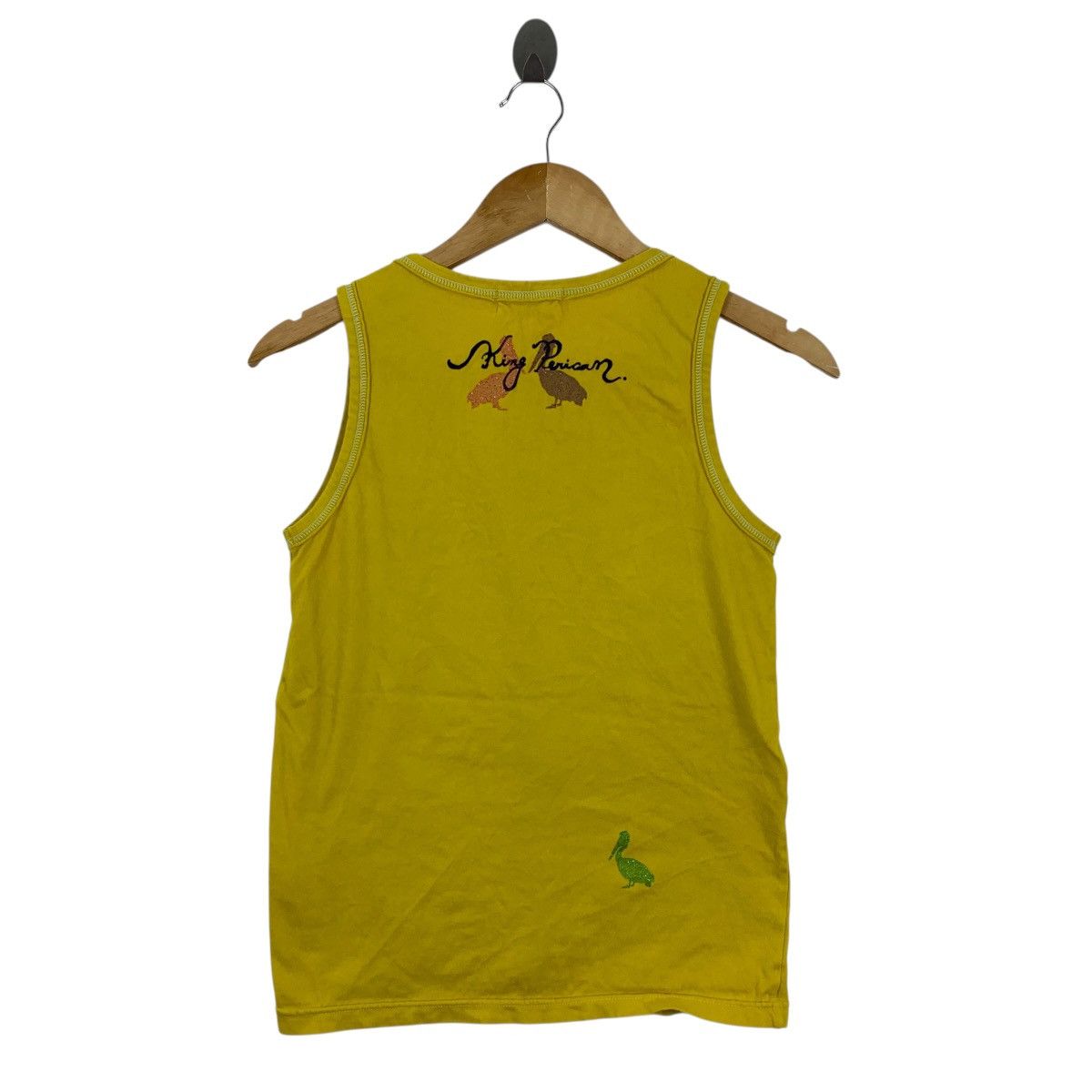 Japanese Brand SCOLAR KING PERICAN Japanese Brand Art Tank Sleeveles Tshirt Size US M / EU 48-50 / 2 - 2 Thumbnail