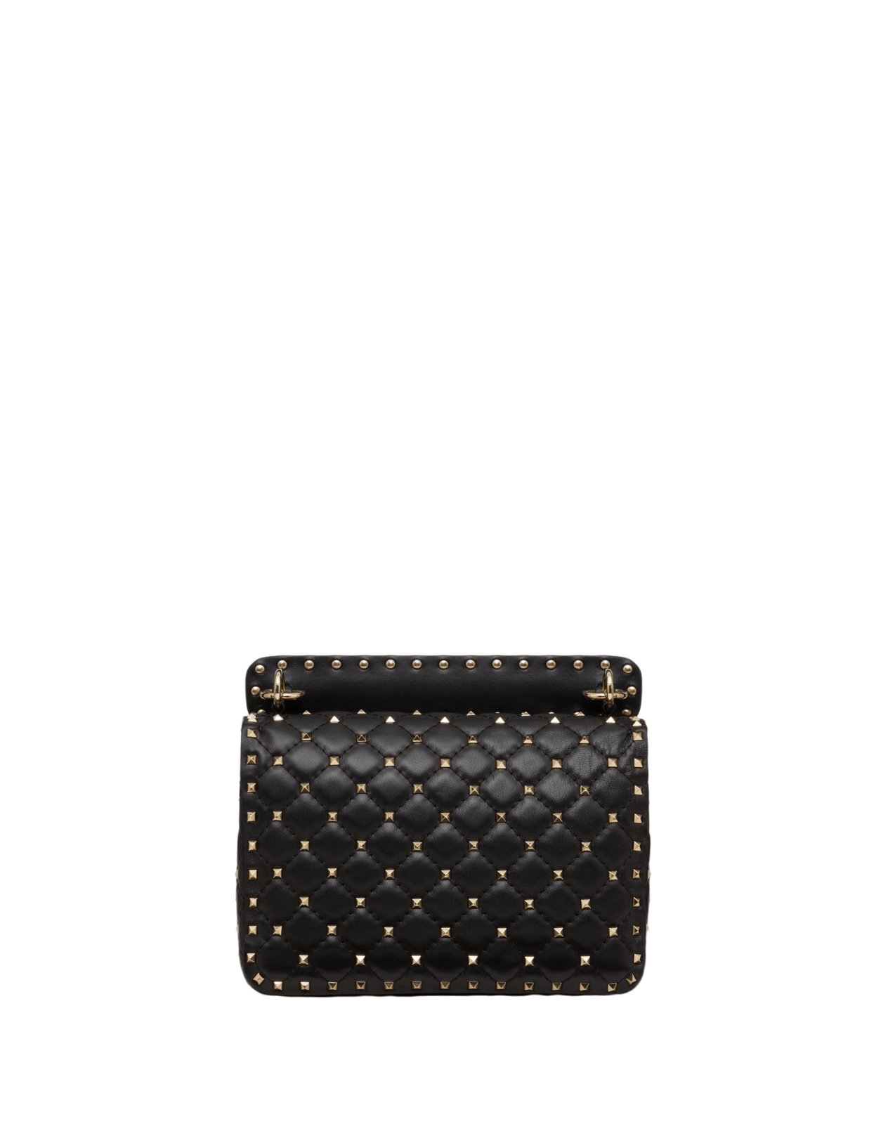 Valentino VALENTINO Rockstud Spike Medium Black Leather Shoulder Bag Size ONE SIZE - 2 Thumbnail
