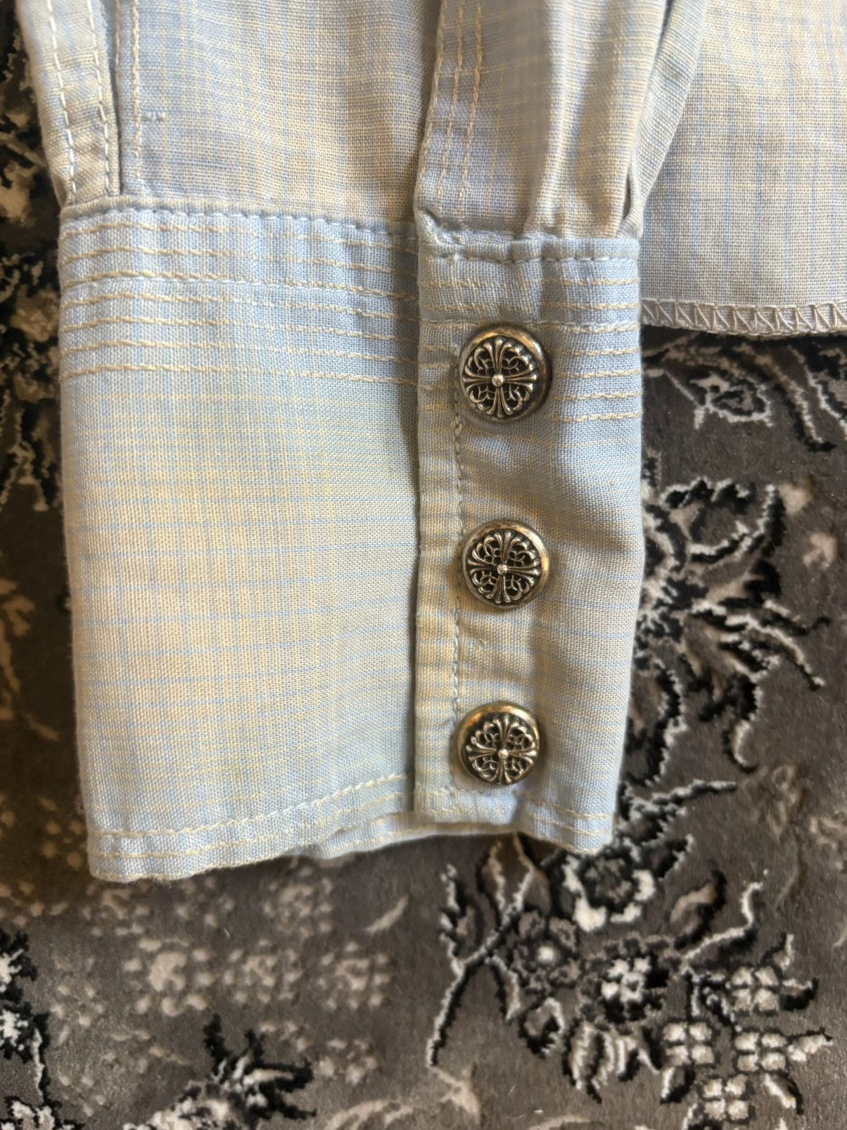 Chrome Hearts Chrome Hearts Fleur Patch Flannel Size US S / EU 44-46 / 1 - 6 Thumbnail