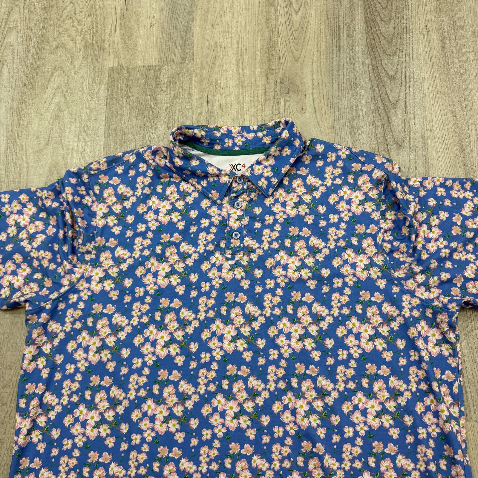 Johnston & Murphy Johnston Murphy Polo Shirt Men's 2XL Floral All Over Print Size US XXL / EU 58 / 5 - 2 Thumbnail