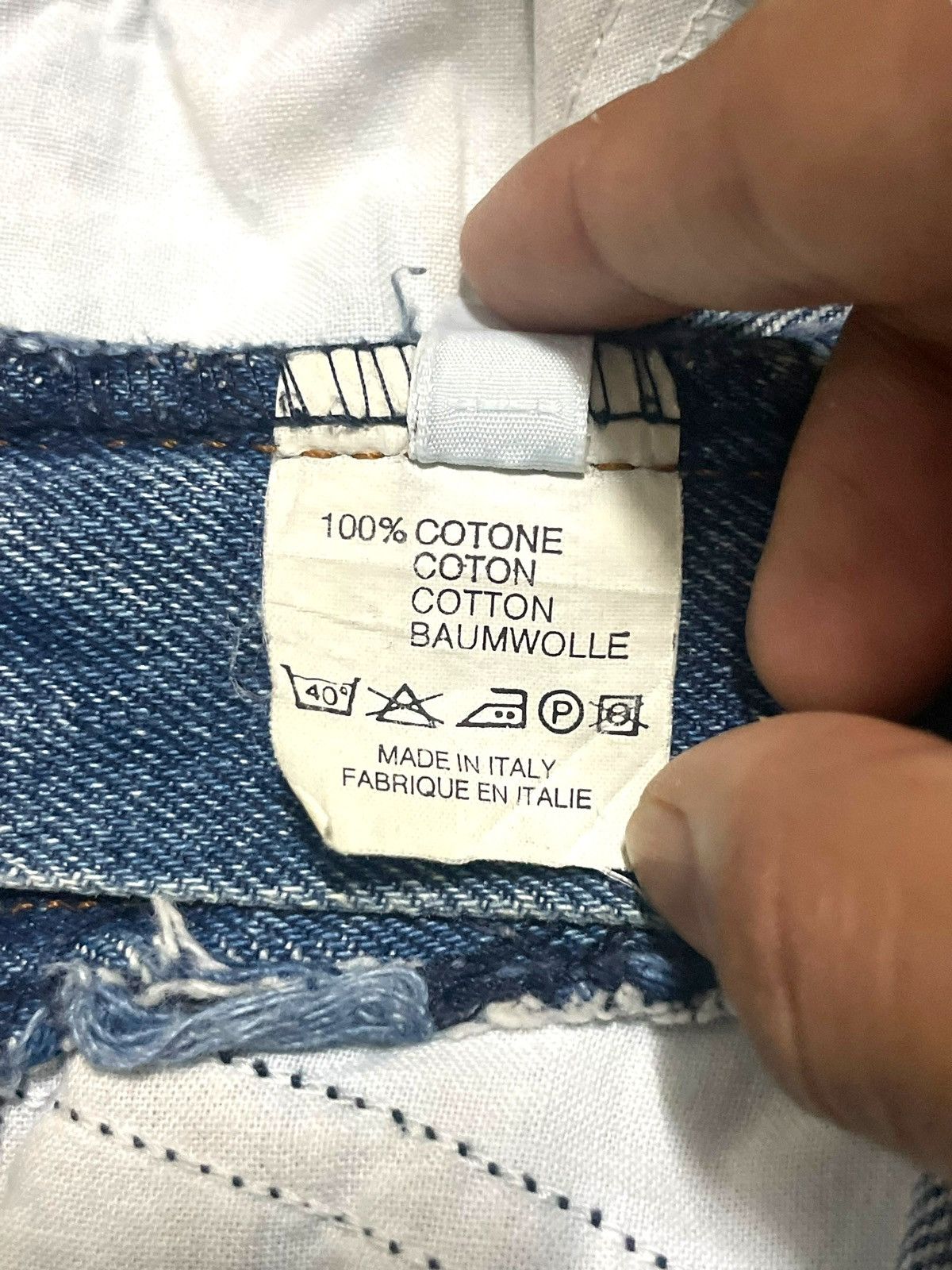 MCM MCM Embroidery Logo High Waist Gold Plate Button Blue Jeans Size 28" / US 6 / IT 42 - 20 Thumbnail