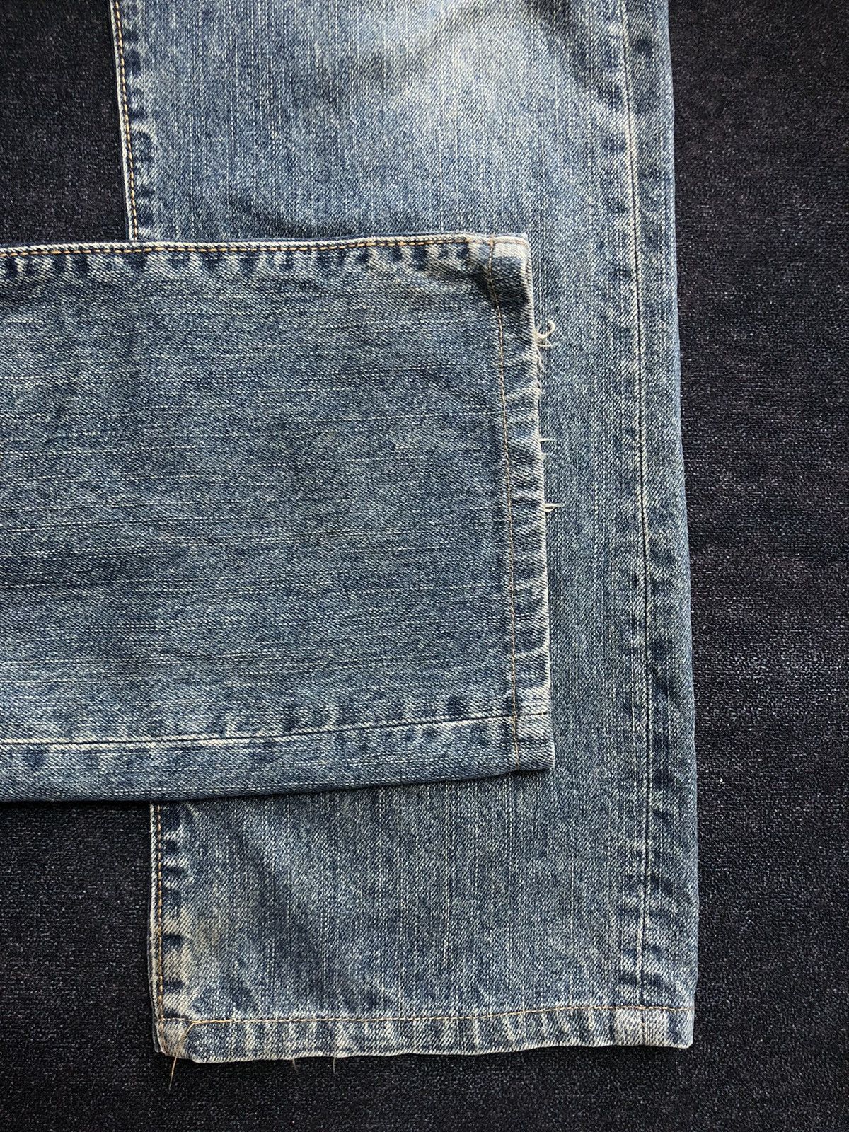 Hysteric Glamour Vintage GL Heart Mud Washed Distressed Jeans Size US 32 / EU 48 - 10 Thumbnail