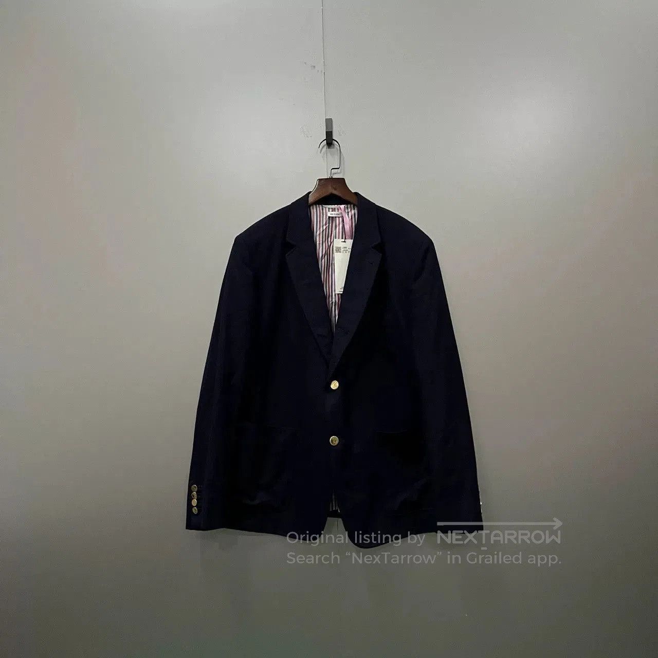 Thom Browne thom browne navy whale embroidered blazer. Size US M / EU 48-50 / 2 - 1 Thumbnail