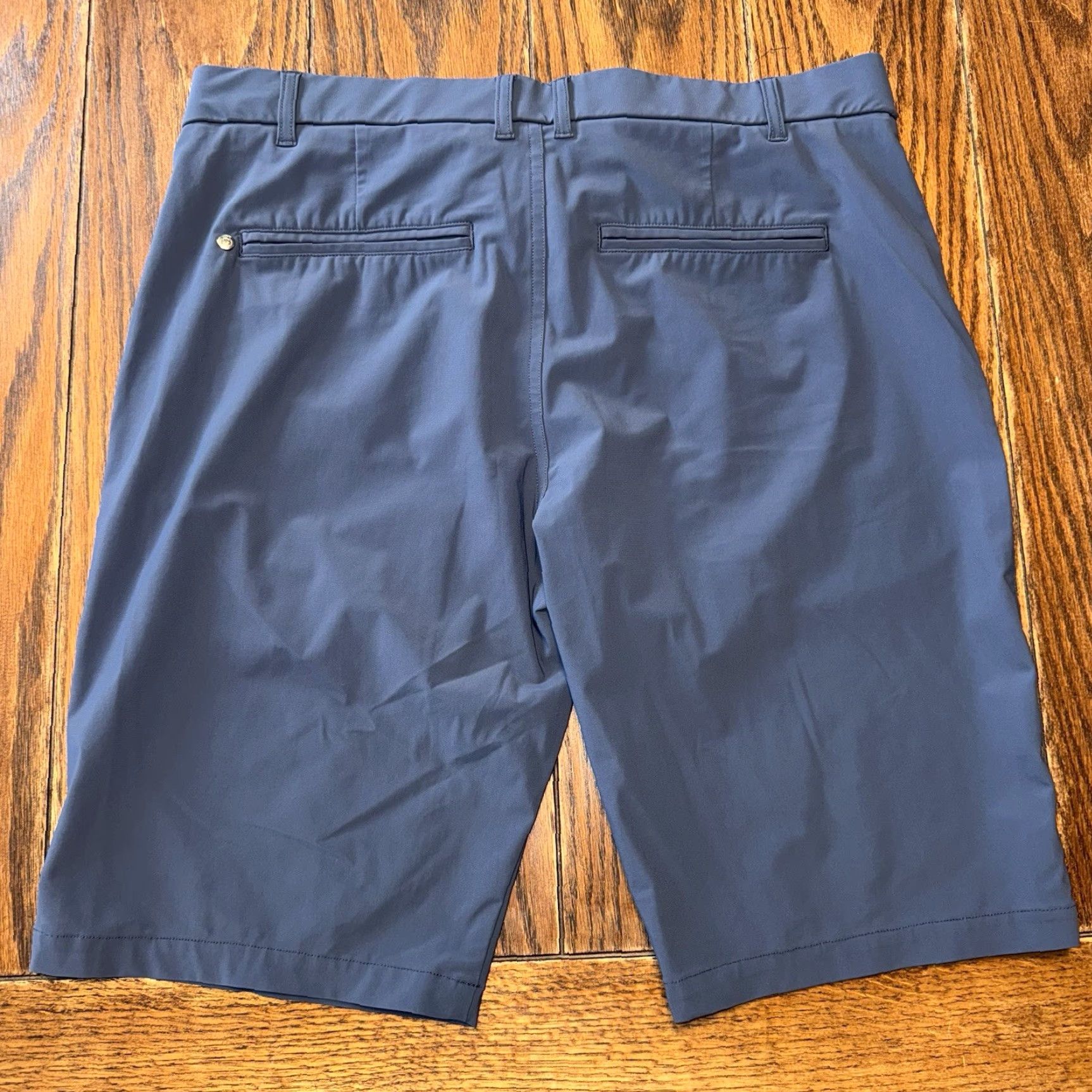 Vintage Greyson Montauk Performance 10" Shorts Men's 34 Blue Golf Chino Stretch Size US 34 / EU 50 - 4 Thumbnail