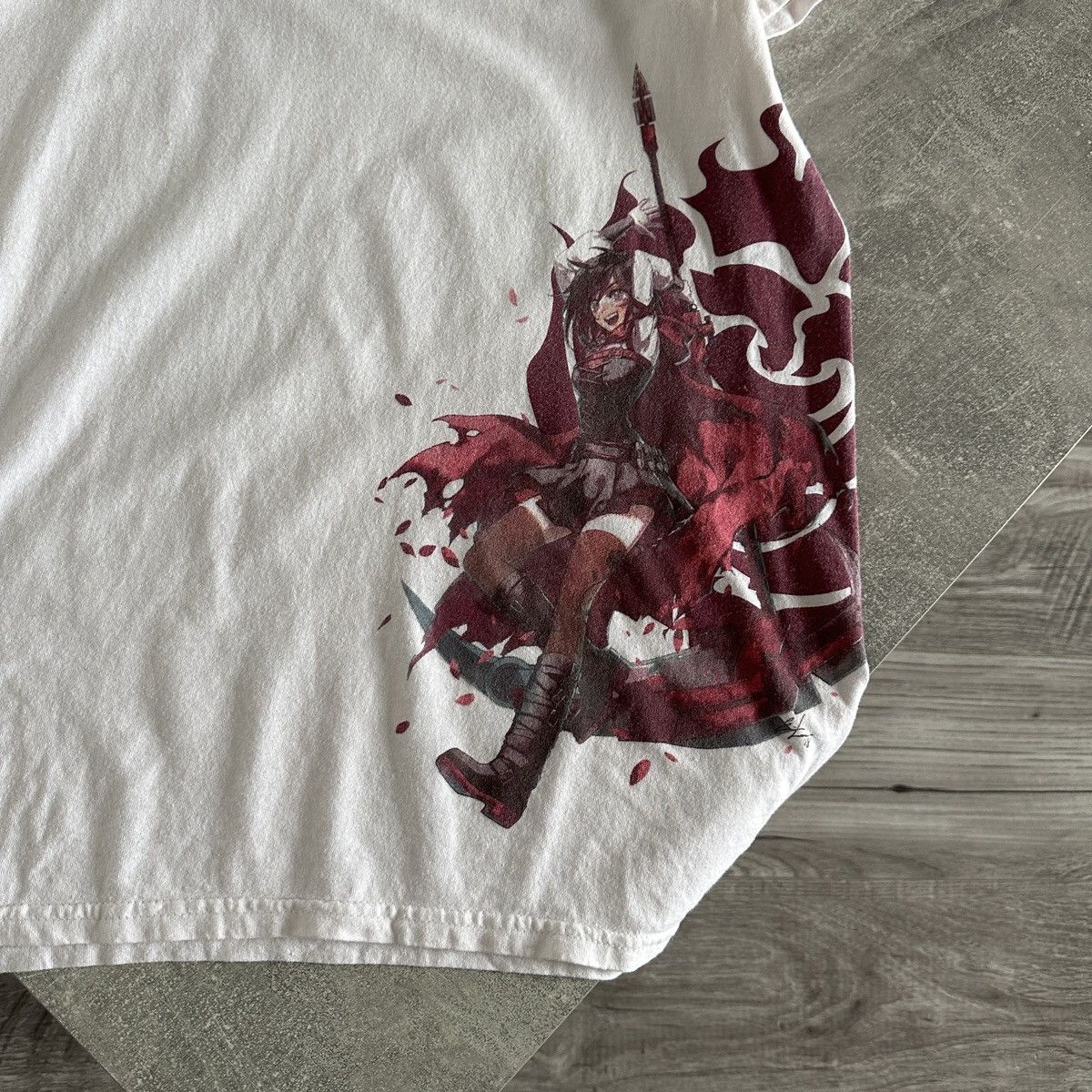 Anime RWBY Ruby Rose Ice Queendom Anime tee hype og y2k Japan USA Size US L / EU 52-54 / 3 - 2 Thumbnail