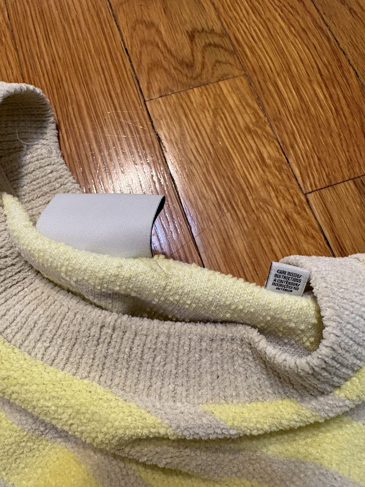 Scotch & Soda Scotch & Soda yellow/white striped sweater Size US XL / EU 56 / 4 - 4 Thumbnail