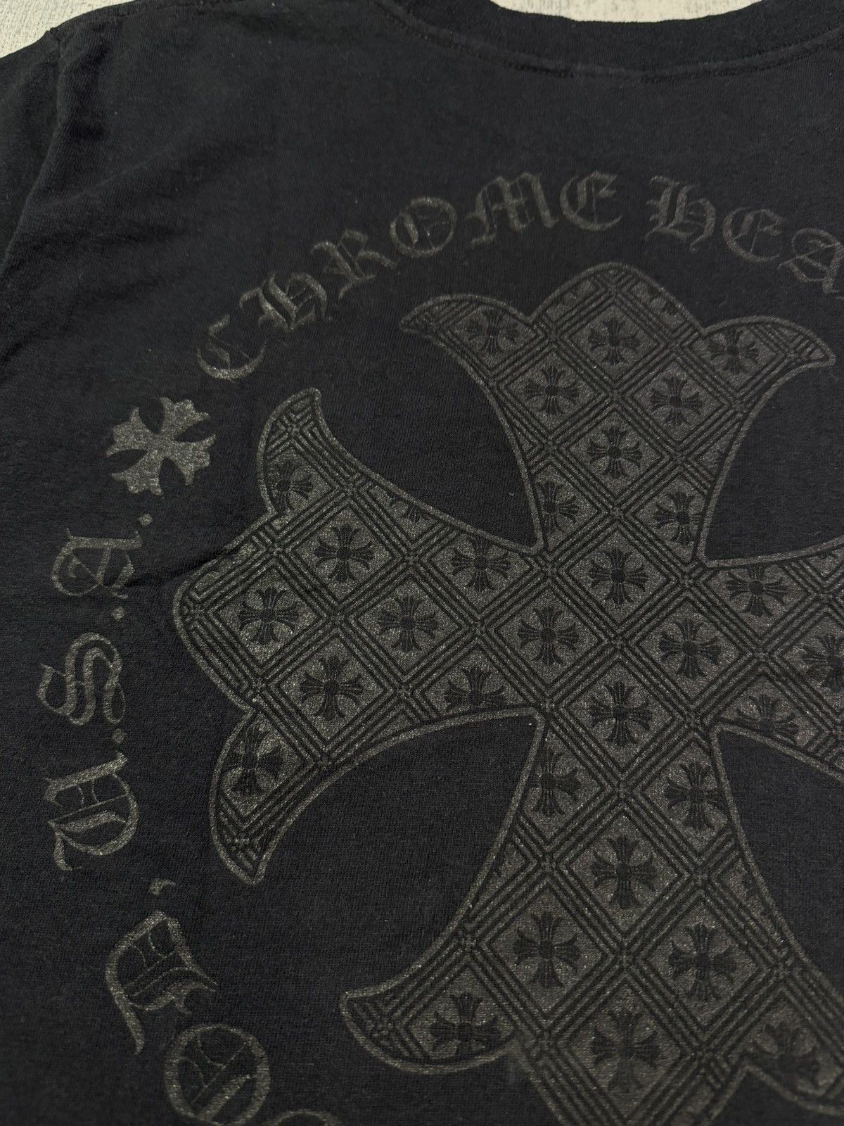 Chrome Hearts 2010s - TONAL CH PLUS STAMP TEE Size US S / EU 44-46 / 1 - 6 Thumbnail