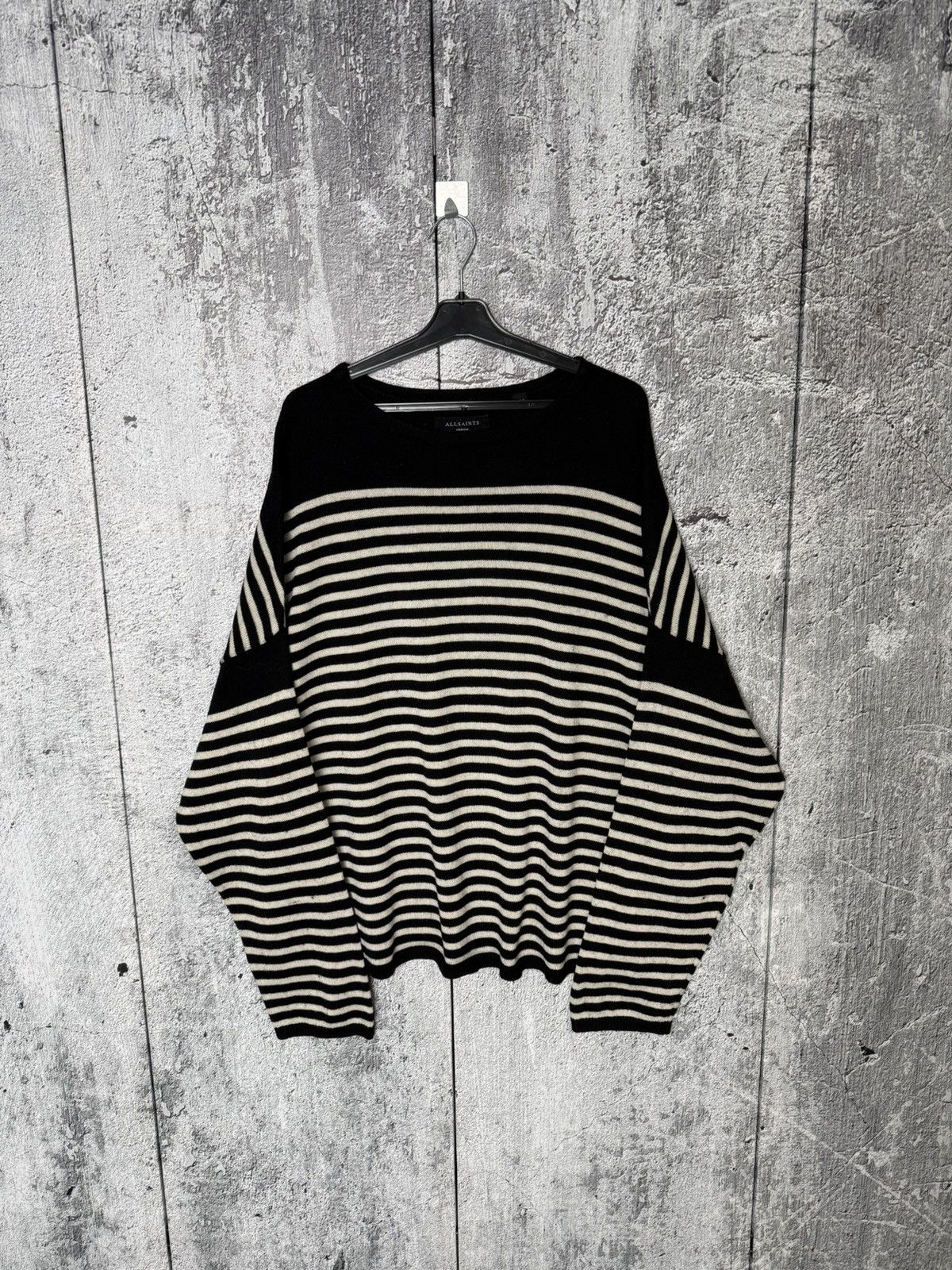 Allsaints Allsaints Taleze Crew Oversized Striped Pullover Sweater Size US M / EU 48-50 / 2 - 1 Thumbnail