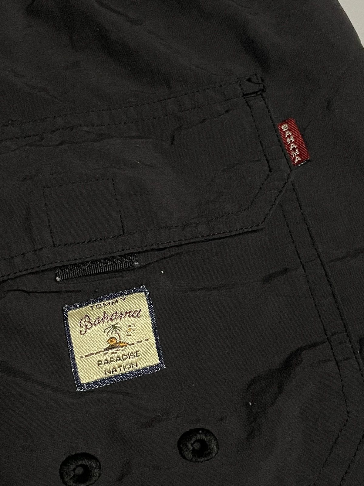Tommy Bahama Vintage 90s Tommy Bahama Black Swim Shorts Size US 30 / EU 46 - 3 Thumbnail