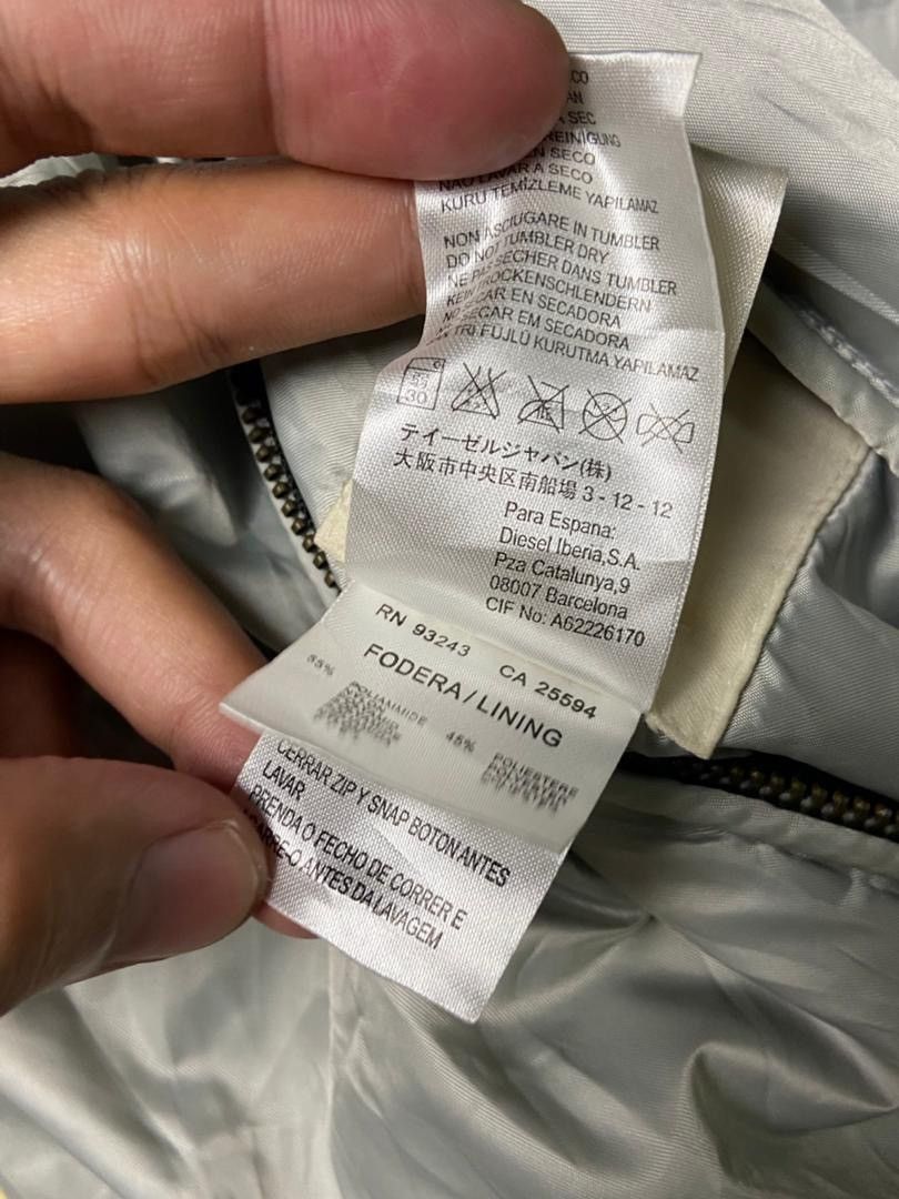 Diesel DIESEL SOUVENIR Reversible Bomber Jacket (137) Size US S / EU 44-46 / 1 - 12 Thumbnail