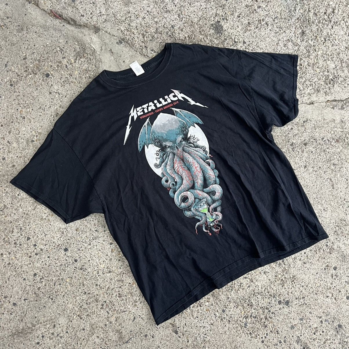 Metallica × Vintage Metallica Worldwide Tour T shirt Band tee Size US XL / EU 56 / 4 - 2 Thumbnail