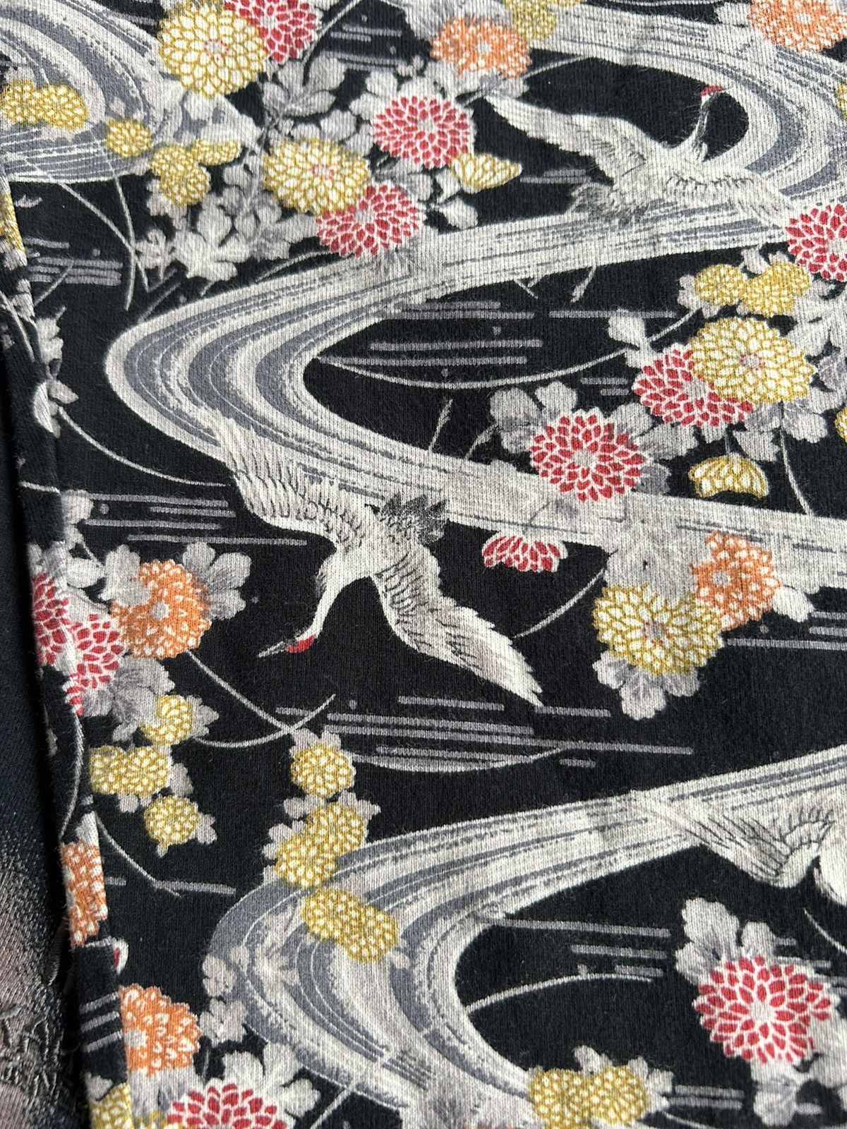 Kapital Karakuri Japanese Skull Embroidered Faded Vintage Shirt Size US M / EU 48-50 / 2 - 4 Thumbnail