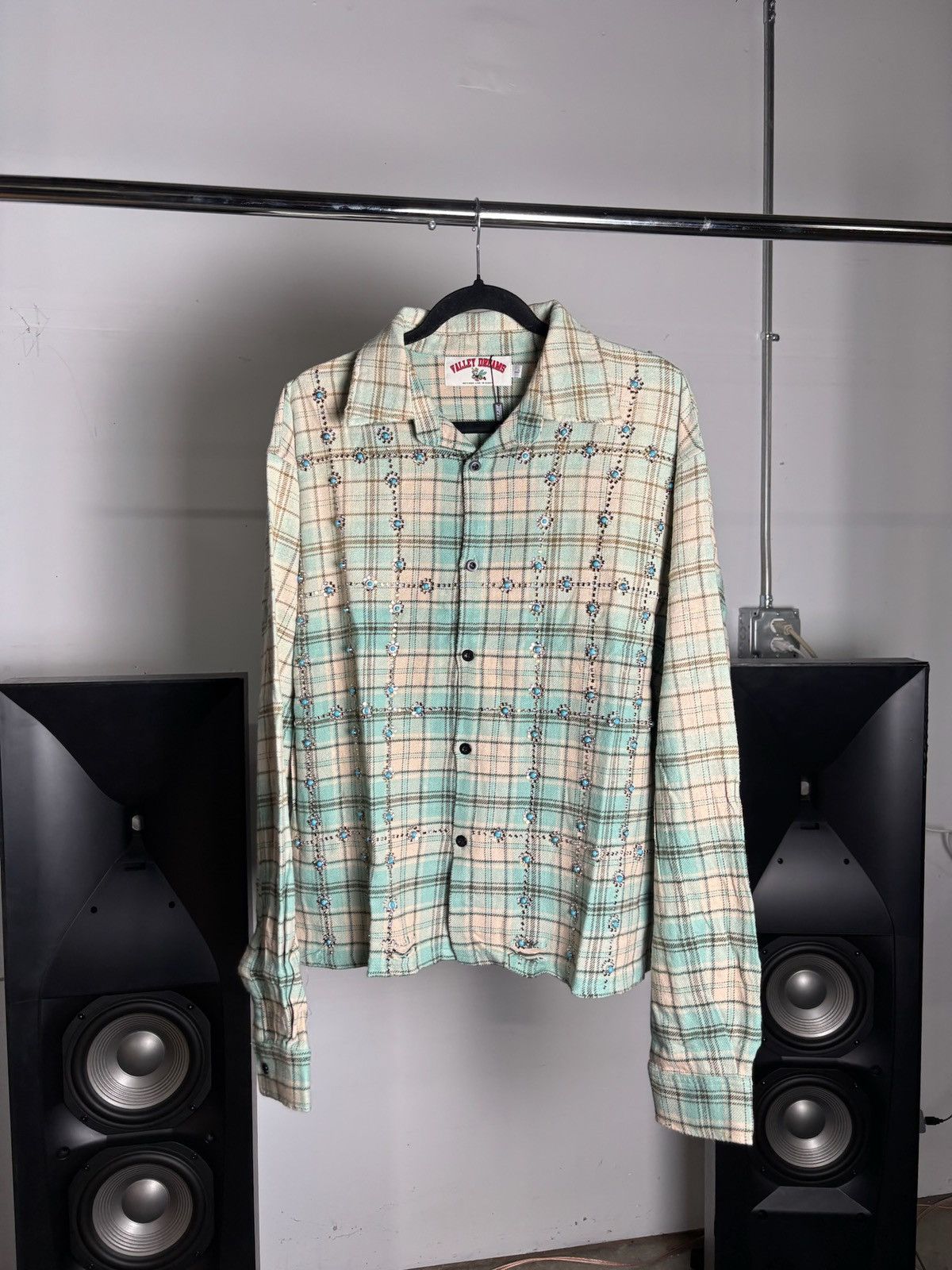 Vale Vale Forever Little Gems Flannel ‘Green’ Size US L / EU 52-54 / 3 - 1 Thumbnail