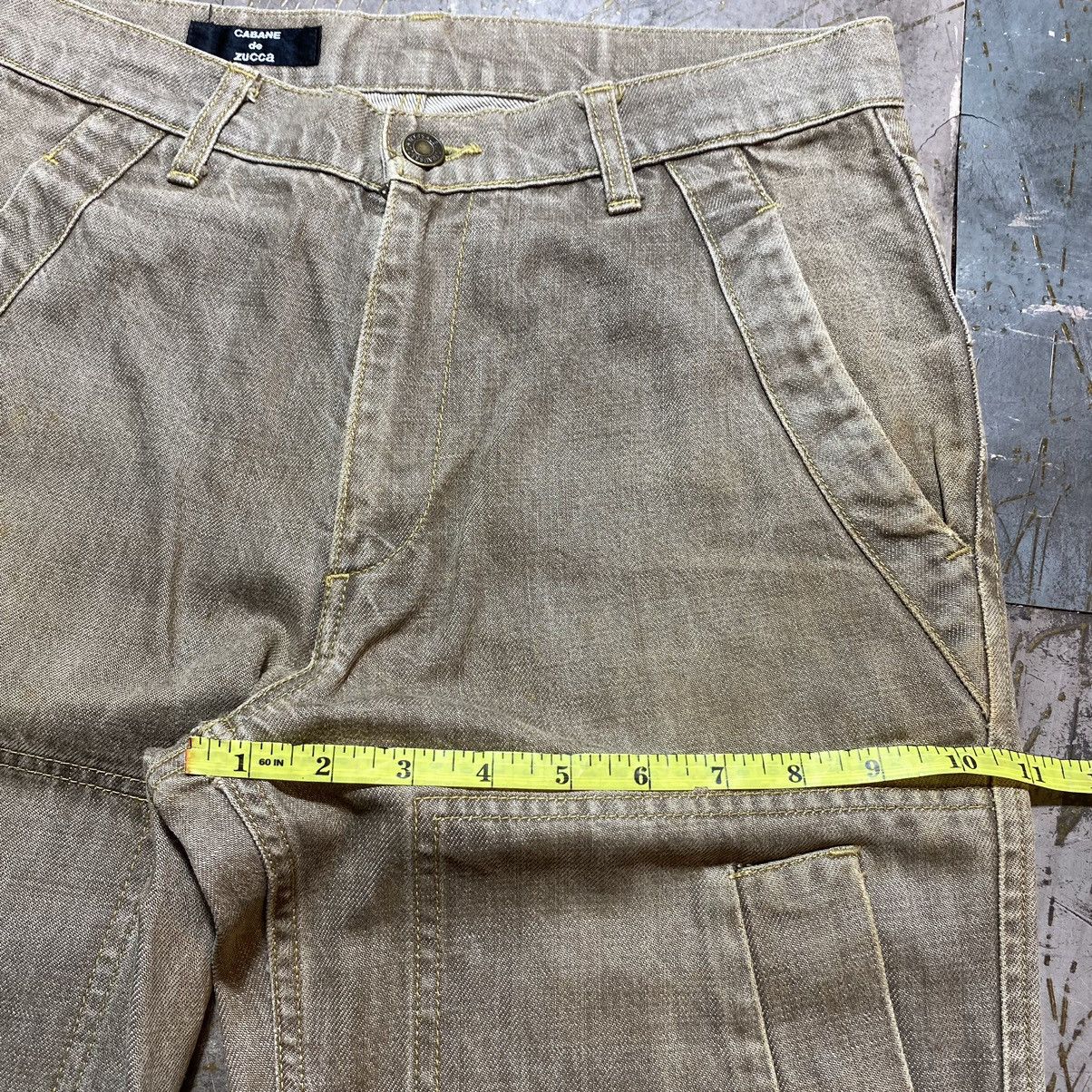 Designer Cabane De Zucca Double Knee Jeans Size US 30 / EU 46 - 14 Thumbnail