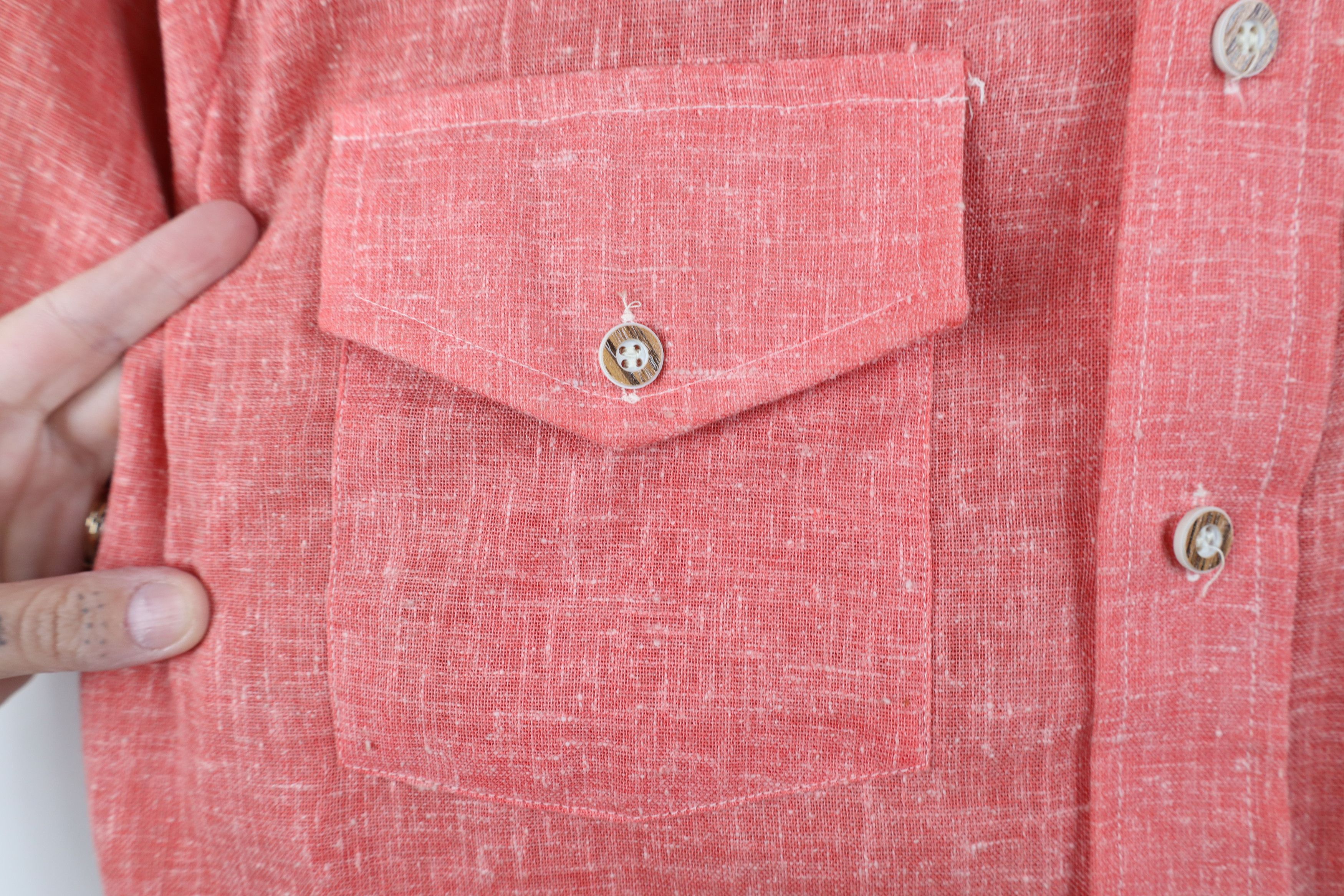 Vintage Vintage 70s Streetwear Bush Short Sleeve Button Shirt USA Size US M / EU 48-50 / 2 - 7 Thumbnail