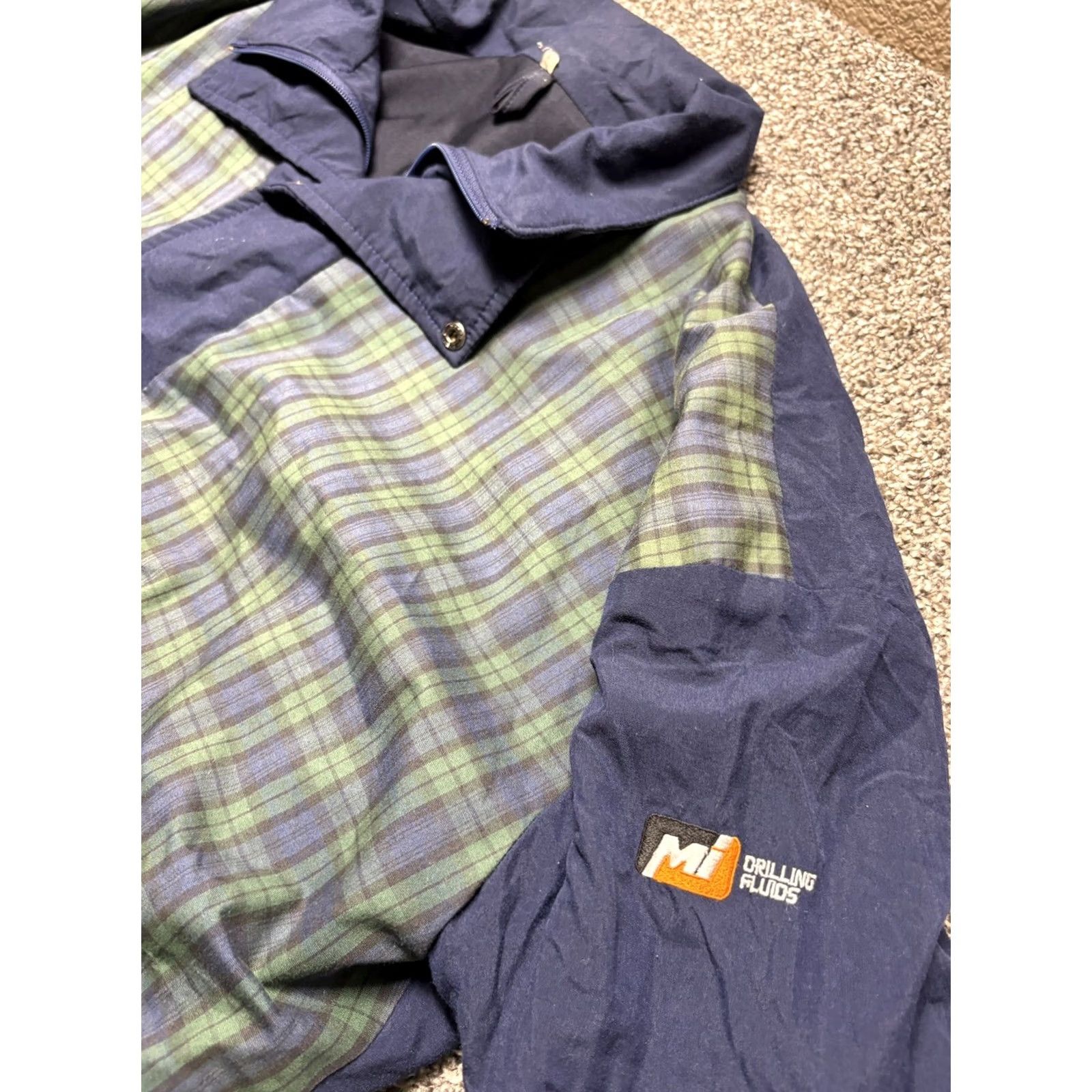 Etro VINTAGE ProQuip GoreTex Golf Jacket Mens L Green Tartan Plaid Wind Retro Snap Pocket Size US L / EU 52-54 / 3 - 7 Thumbnail
