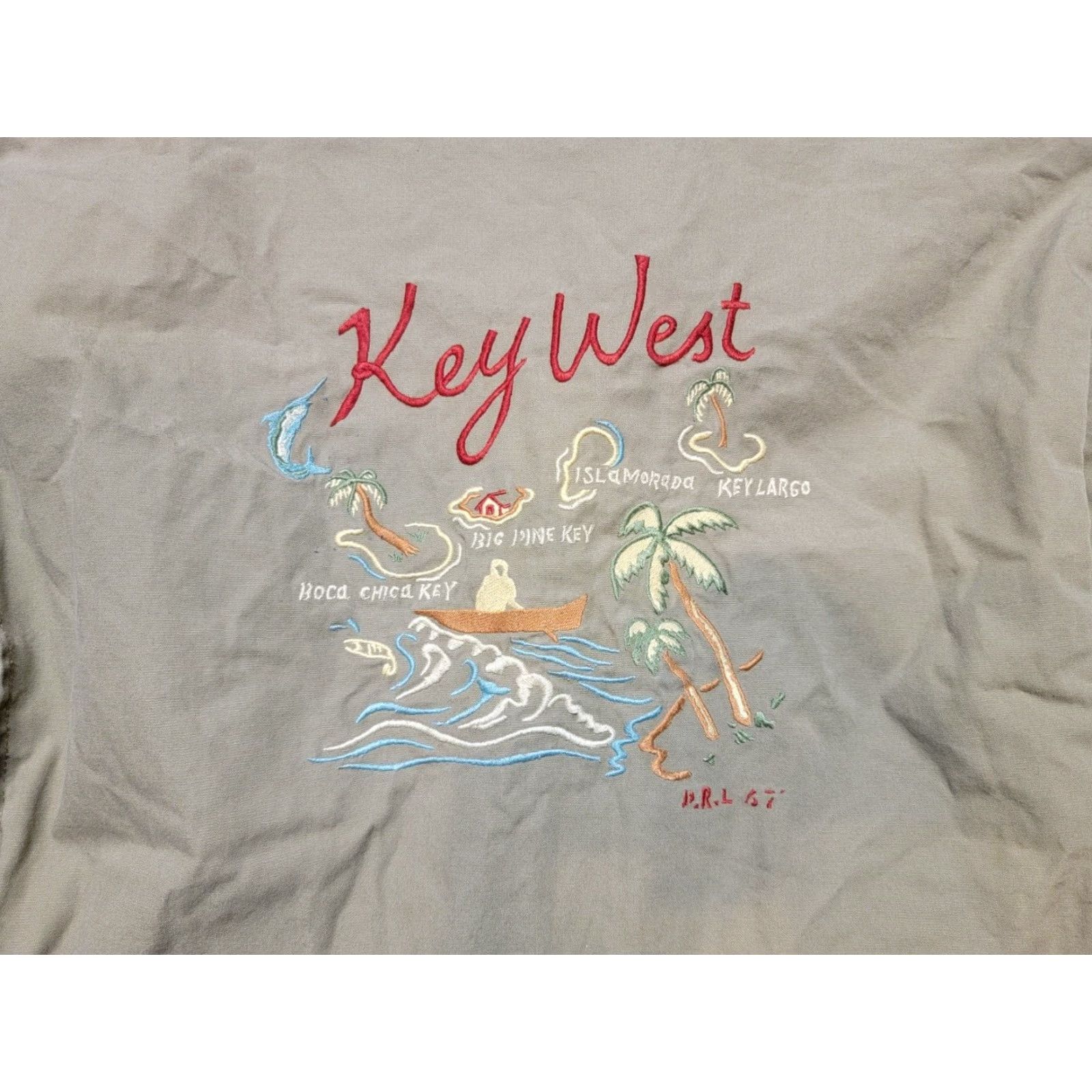 Polo Ralph Lauren VINTAGE Polo Ralph Lauren POLO HAWAII TOUR SOUVENIR JACKET SZ XLARGE SHIRT Men Beige 90s Hawaii Tour Souvenir Jacket BBG Size US XL / EU 56 / 4 - 2 Thumbnail