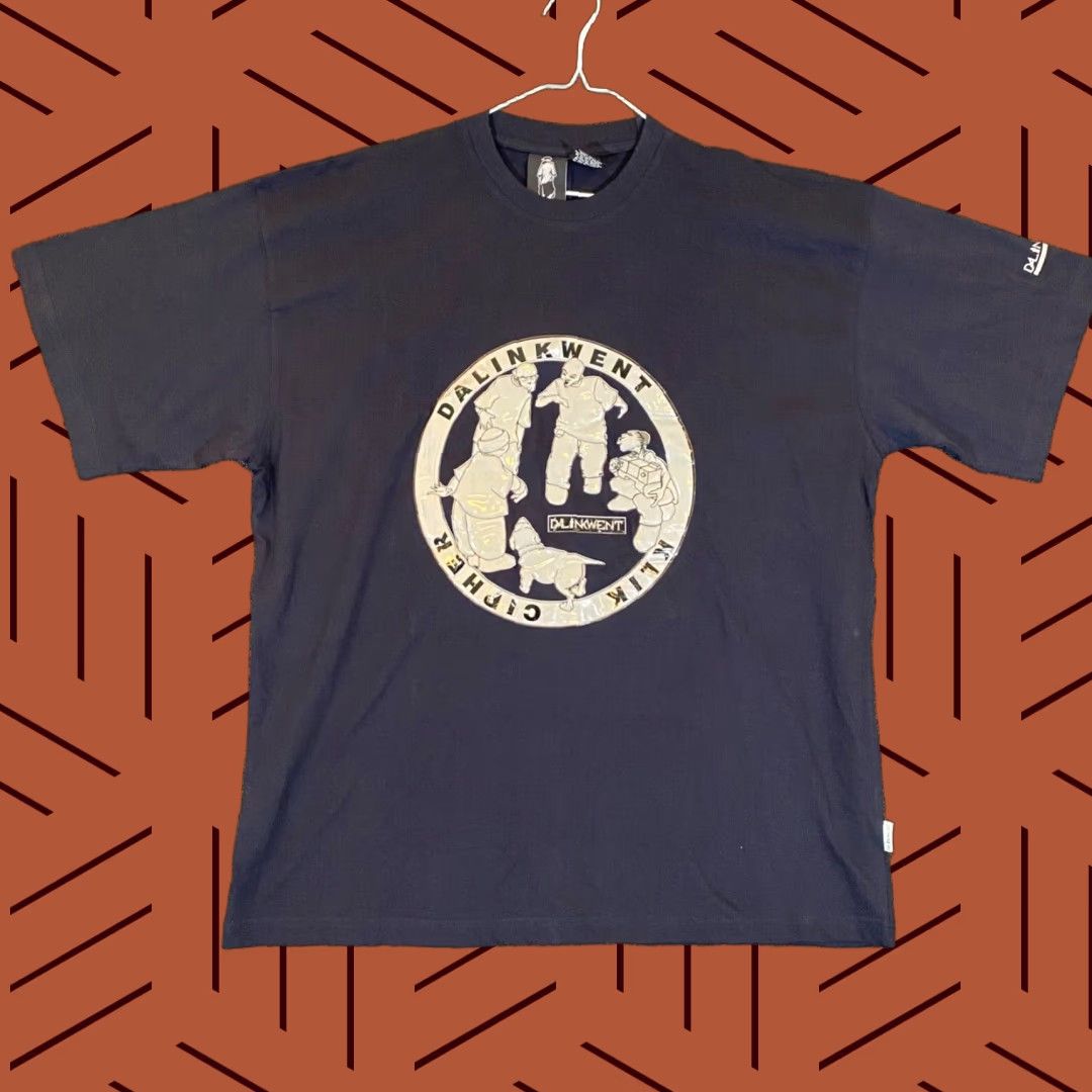 Vintage VINTAGE Dalinkwent Shirt Mens 2XL Blue Hip Hop Klik Cipher Punk Short Sleeve Tee NEW Size US XXL / EU 58 / 5 - 1 Thumbnail
