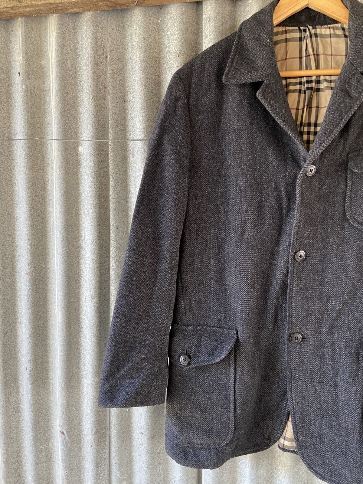 Burberry BURBERRY DARK GRAY WOOLEN COAT Size L / US 10 / IT 46 - 2 Thumbnail