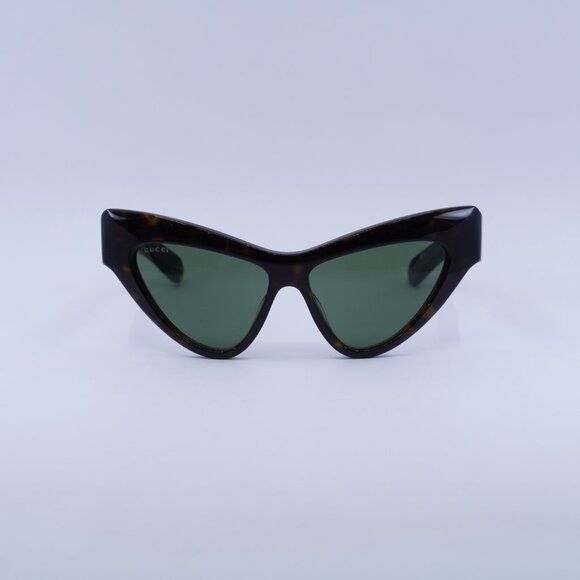 Gucci 🕶️ New Gucci GG1294S 004 Havana/Green Sunglasses Size ONE SIZE - 3 Thumbnail