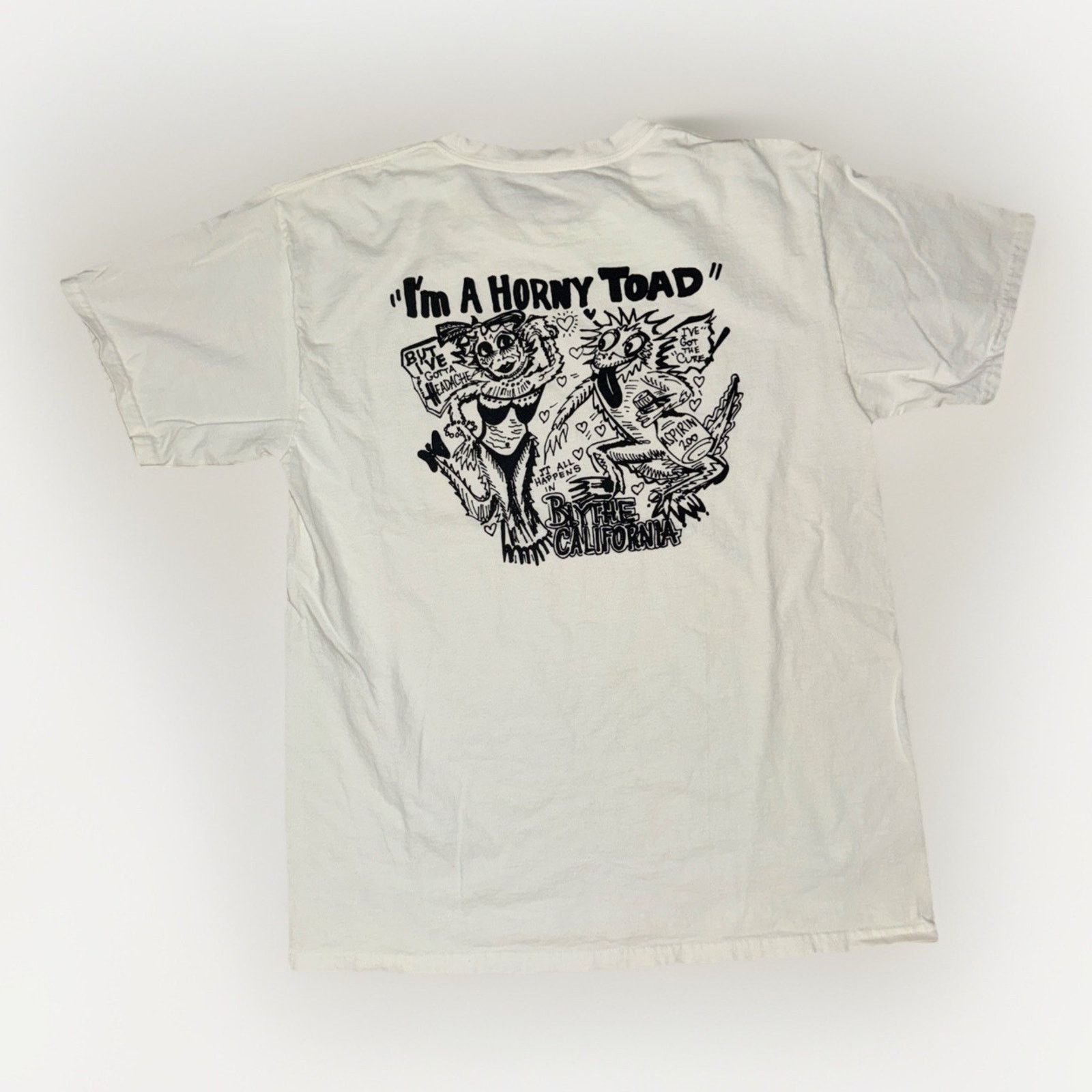 Band Tees × Vintage Vintage Souvenir T-Shirt White M 19x26 “I’m A Horny Toad” Size US M / EU 48-50 / 2 - 1 Thumbnail