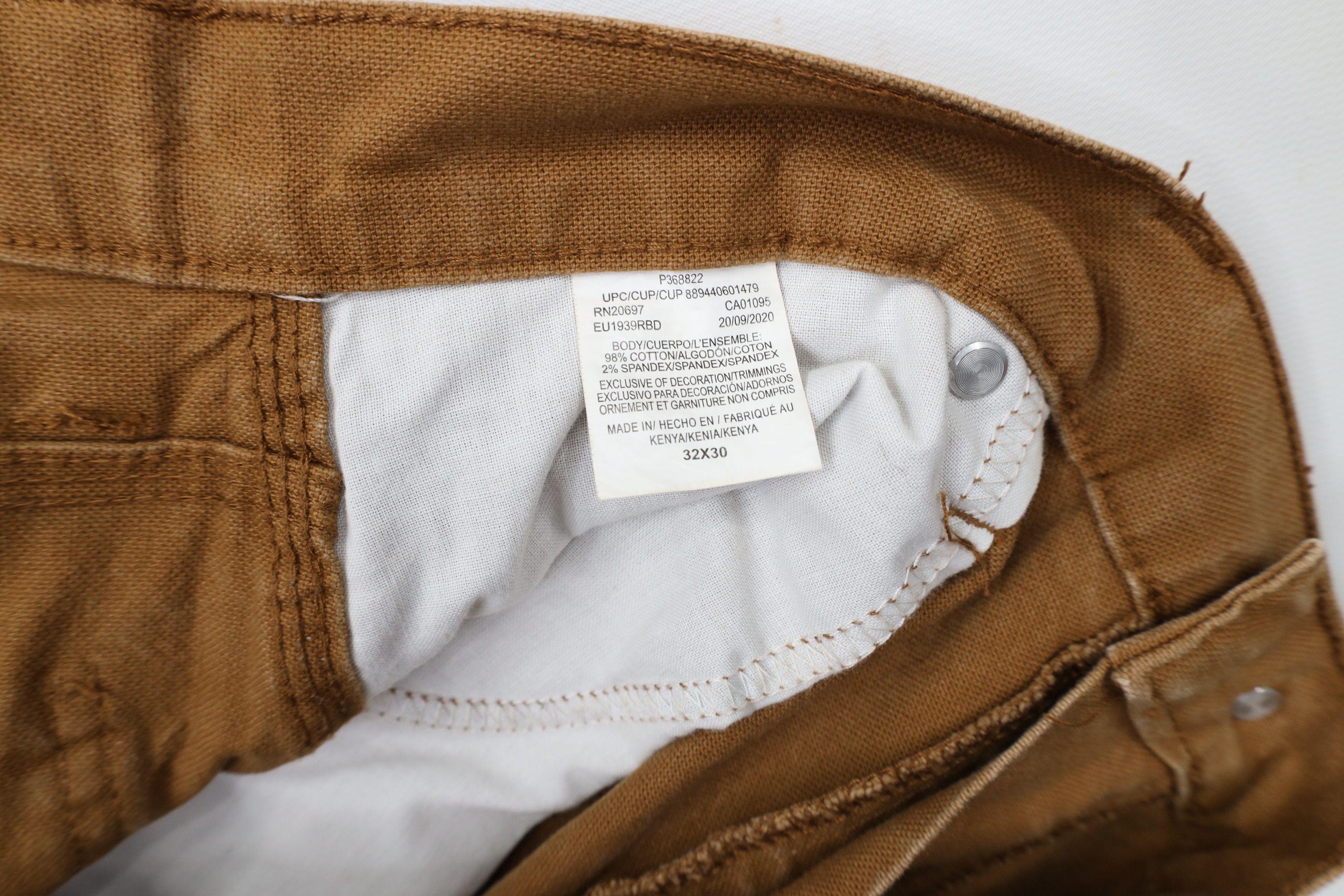 Dickies × Vintage Vintage Y2K Dickies Canvas Wide Leg Dungaree Pants Duck Size US 32 / EU 48 - 7 Thumbnail