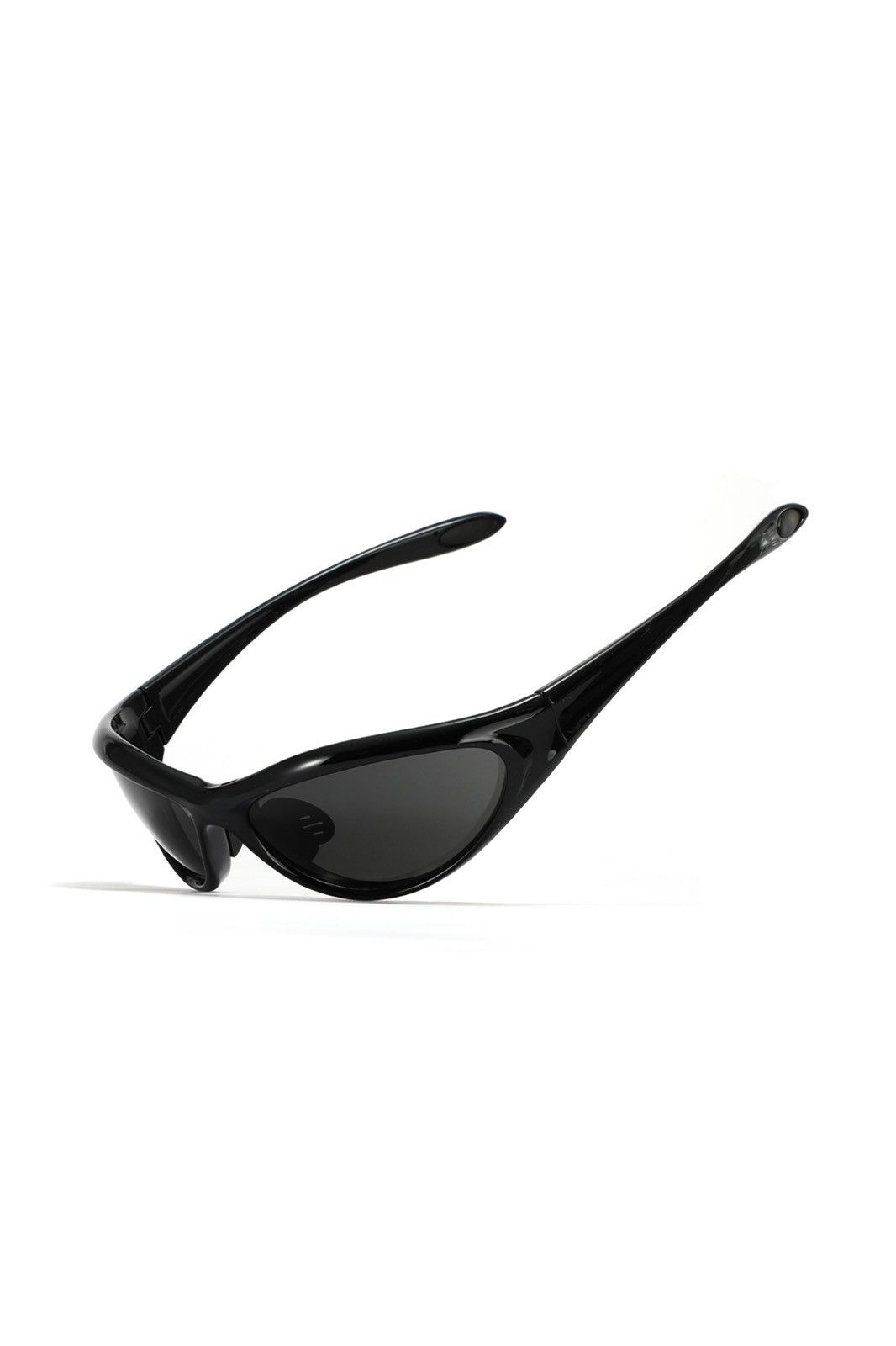 Japanese Brand Vtg Y2k Avant Garde Futuristic Sunglasses Black Unisex OS Size ONE SIZE - 4 Thumbnail