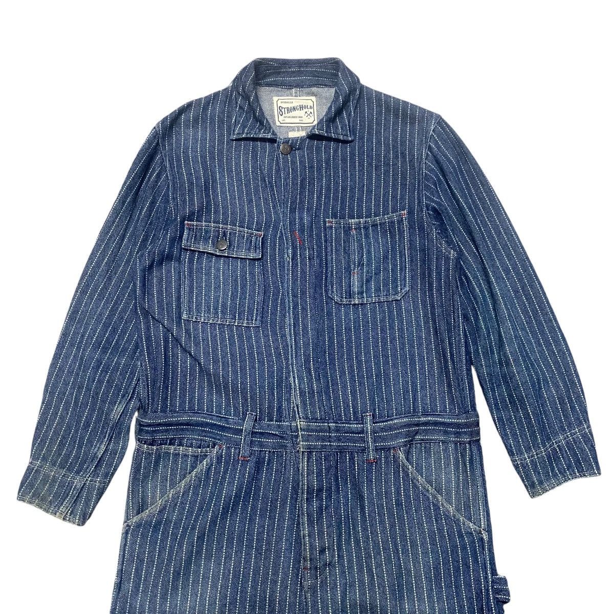 The Stronghold Vintage The Stronghold Wabash Denim Coveralls indigo Size US 33 - 3 Thumbnail
