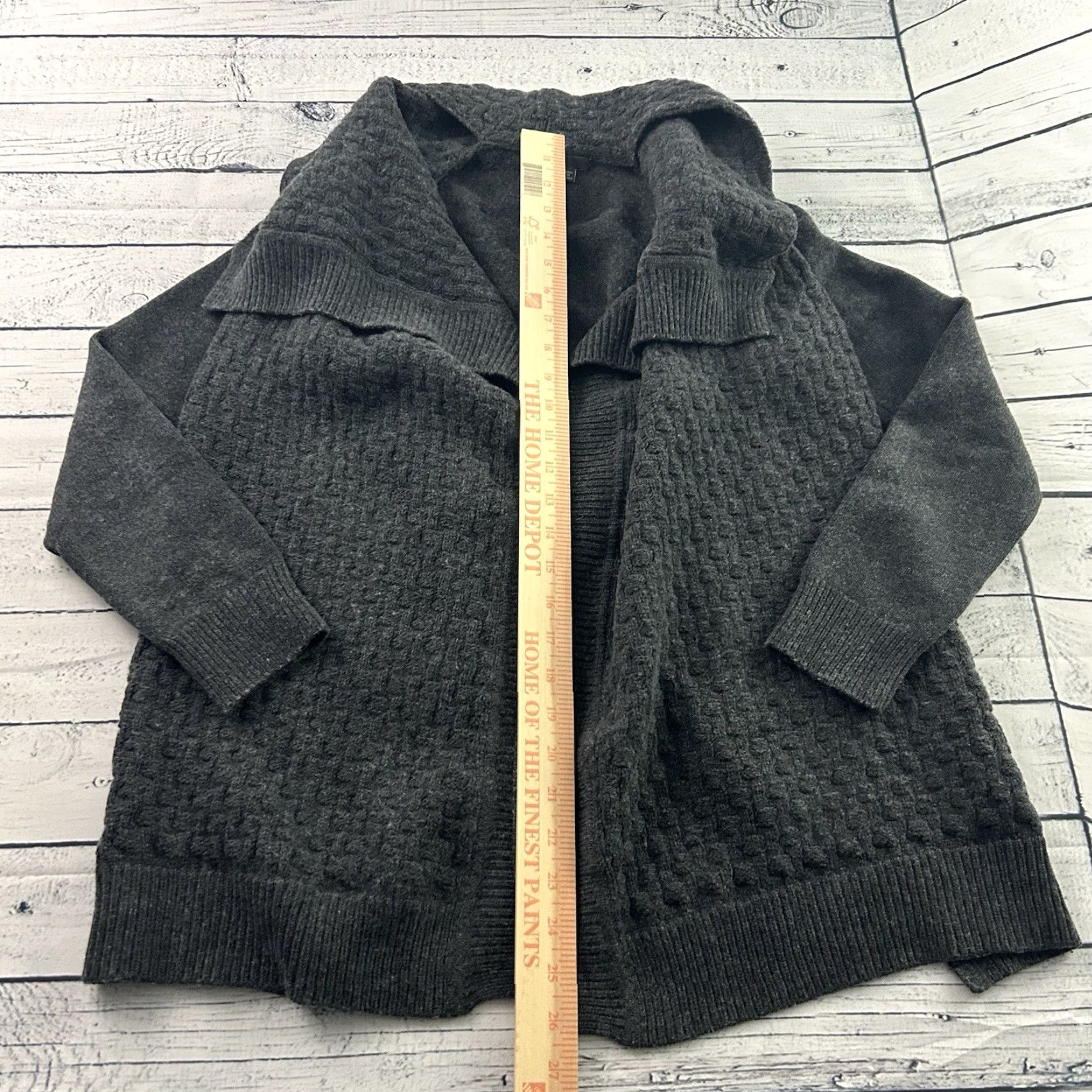 Vince Vince Cardigan Sweater Women's Small Gray Open Front Wool Cashmere S XS? Size S / US 4 / IT 40 - 3 Thumbnail