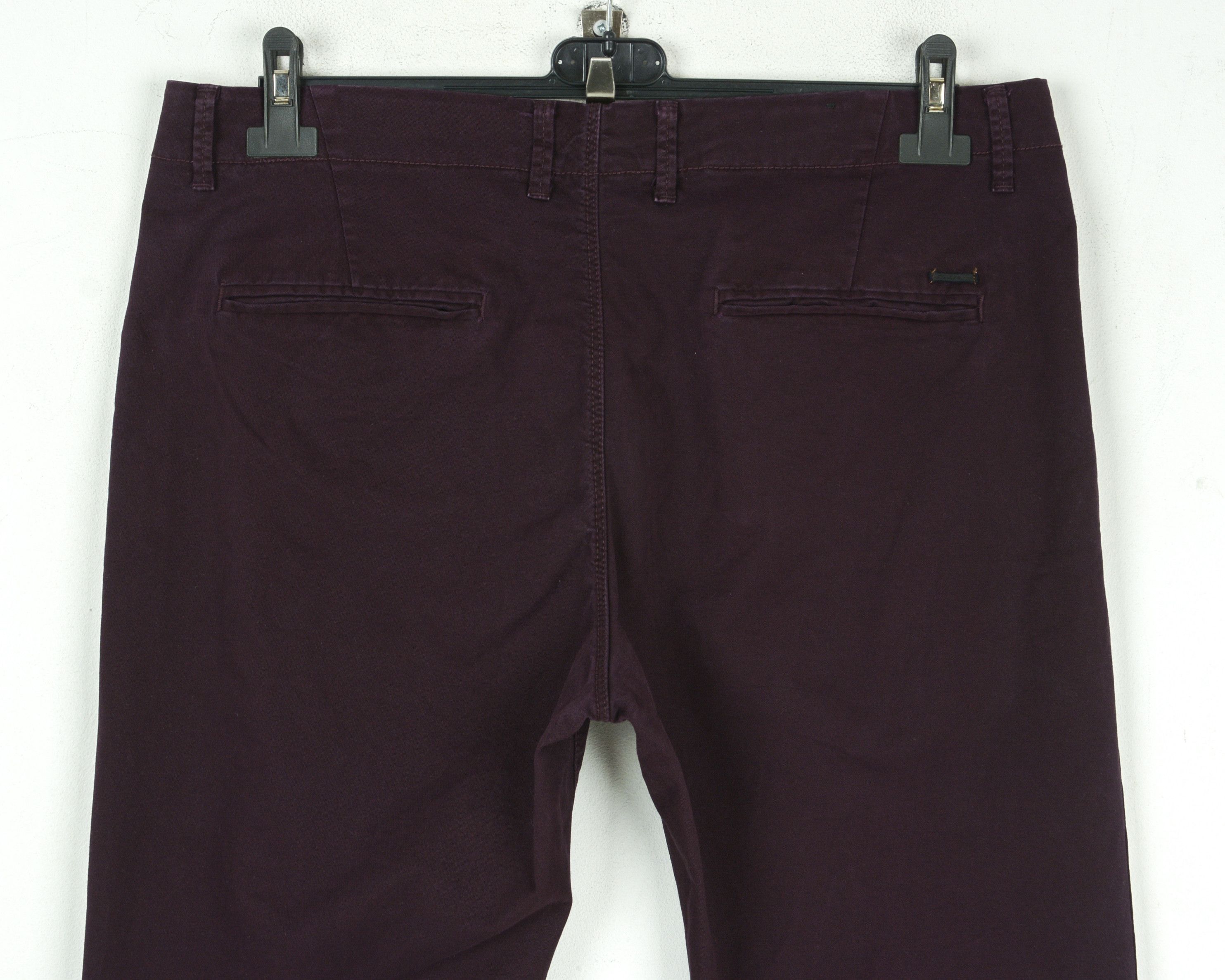 Jack & Jones Marco Mens W34 L34 Slim Fit Straight Pants Trousers Bottoms Size US 34 / EU 50 - 4 Thumbnail