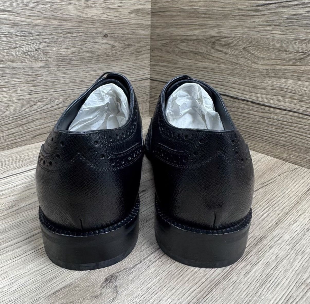 Louis Vuitton Louis Vuitton Richelieu Brogue Leather Shoes J41 Size US 7.5 / EU 40-41 - 5 Thumbnail
