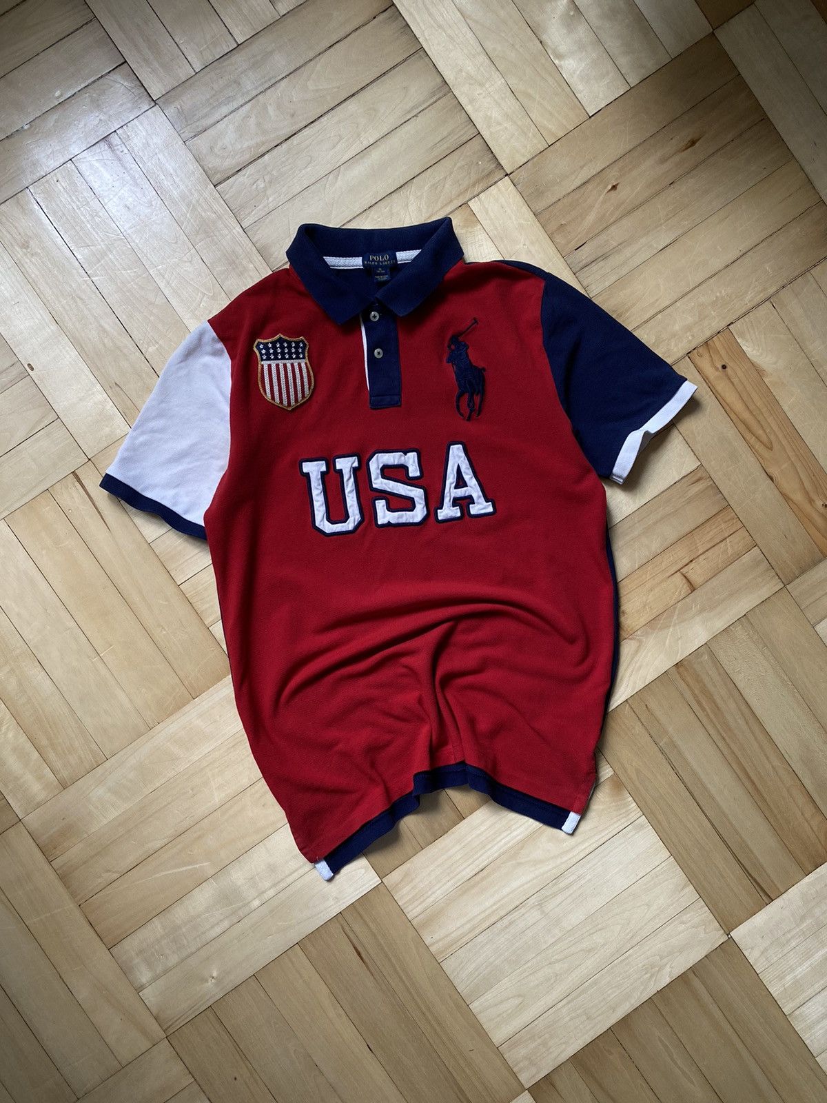 Polo Ralph Lauren × Vintage Polo Ralph Lauren Big Logo USA Very Rare Size US S / EU 44-46 / 1 - 2 Thumbnail
