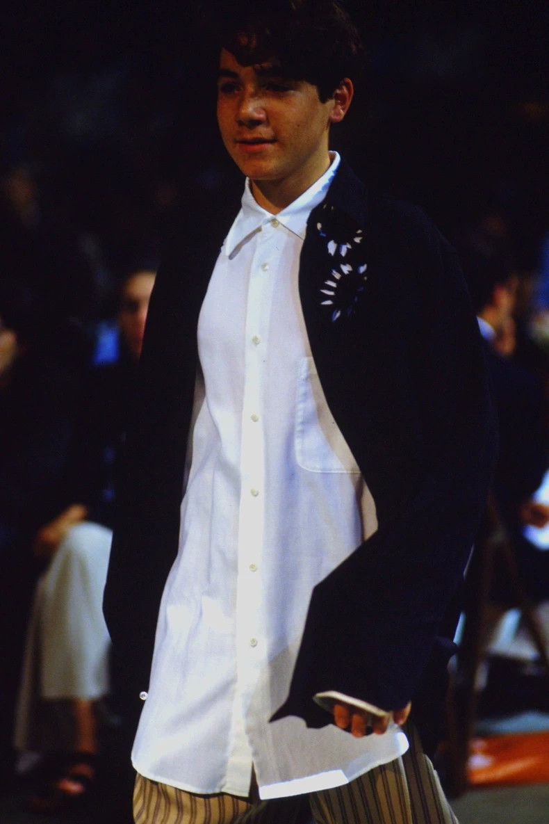 Yohji Yamamoto Yohji Yamamoto 96ss flower and junior cherry blossom cut-ou Size US M / EU 48-50 / 2 - 3 Thumbnail