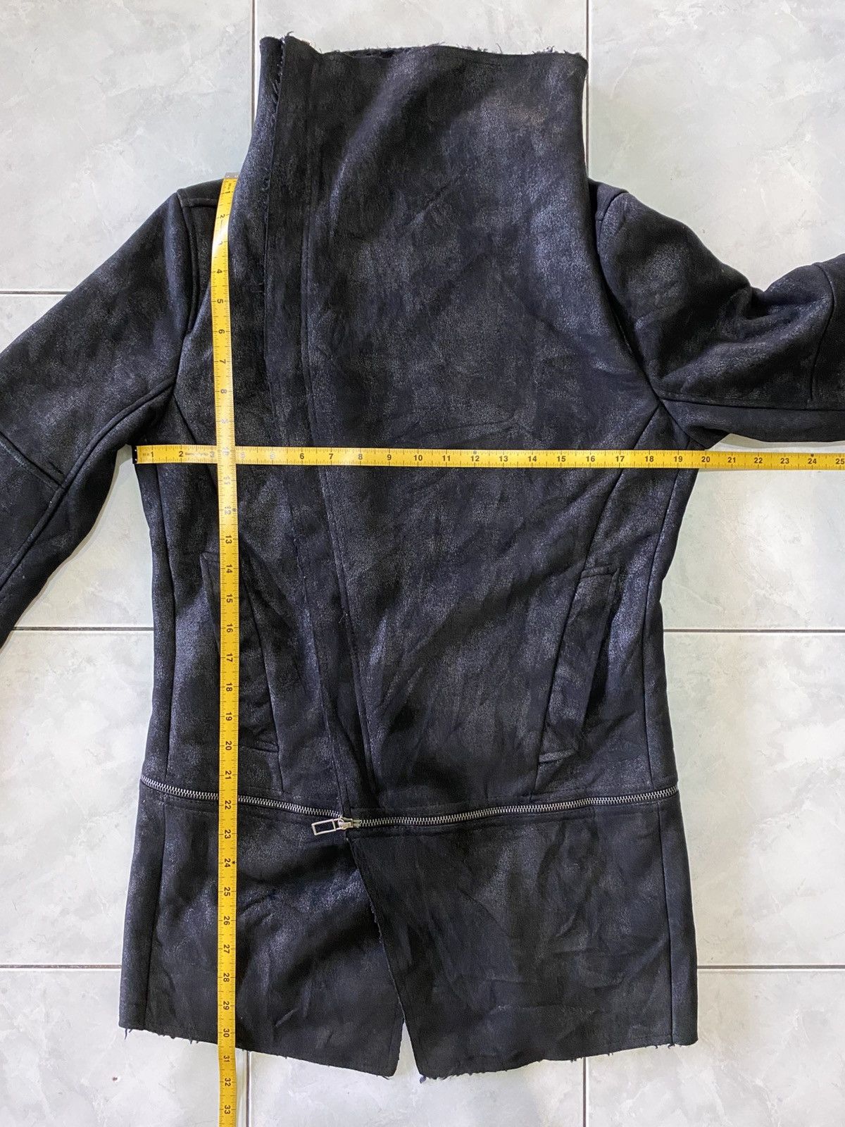 ANDEW Andew Suede Avant Garde Style Asymmetrical Goth Dark Luxury Size US M / EU 48-50 / 2 - 24 Thumbnail