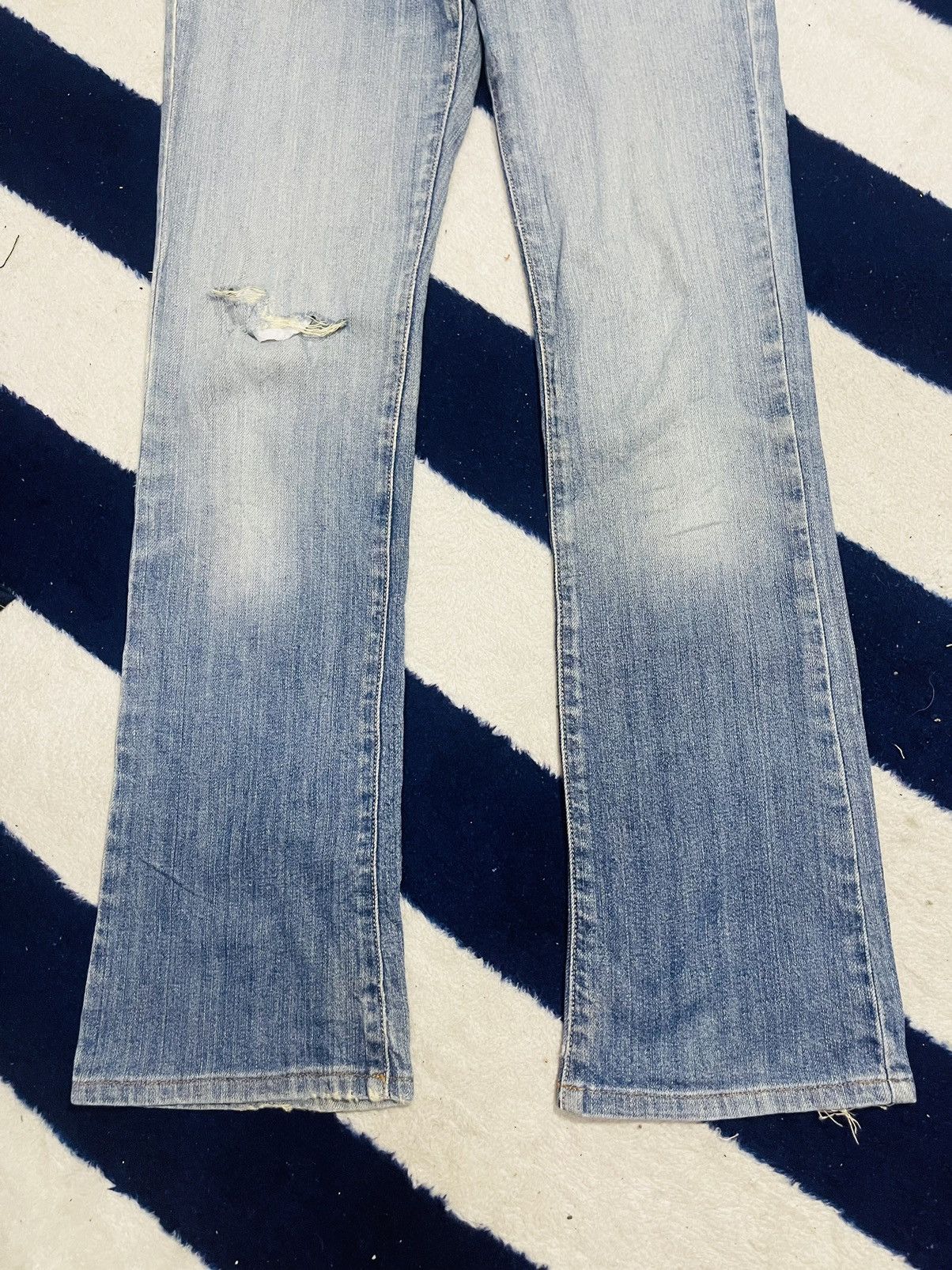 Japanese Brand PBI Bushpant Distressed Denim (16) Size 30" / US 8 / IT 44 - 14 Thumbnail