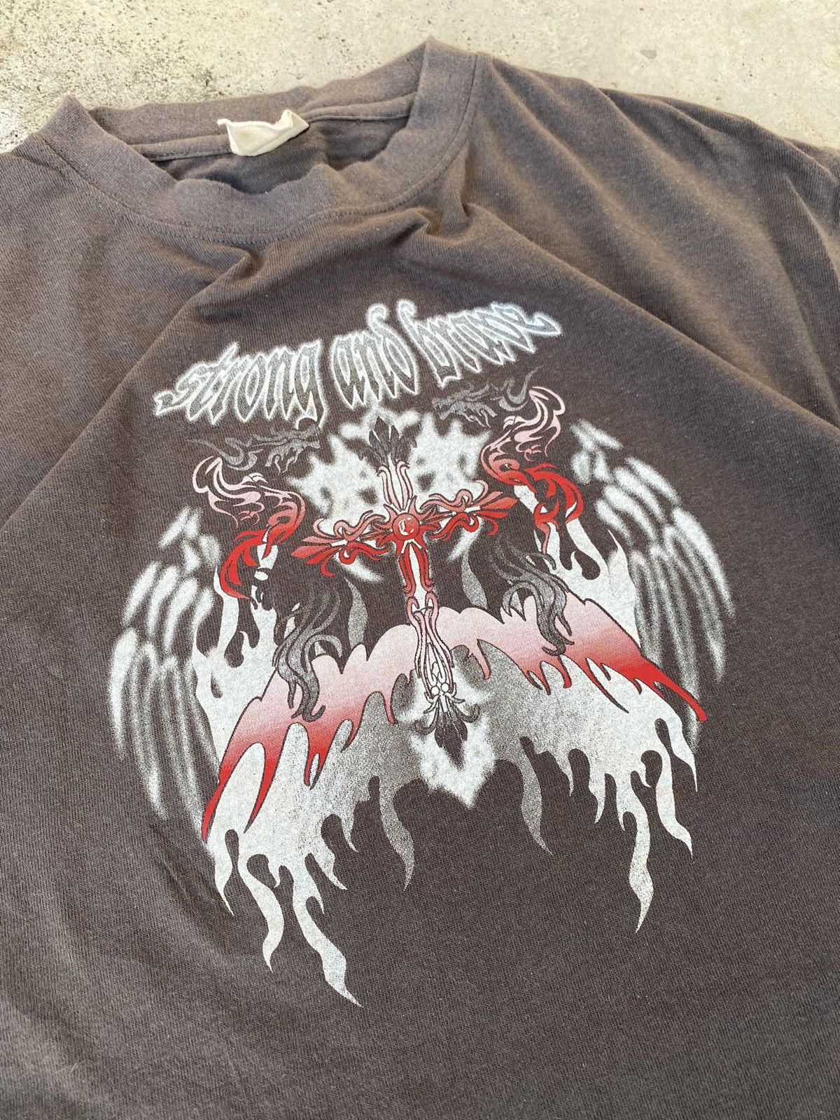 If Six Was Nine 2000s archive Wings Flame Cross Shirt Size US M / EU 48-50 / 2 - 3 Thumbnail