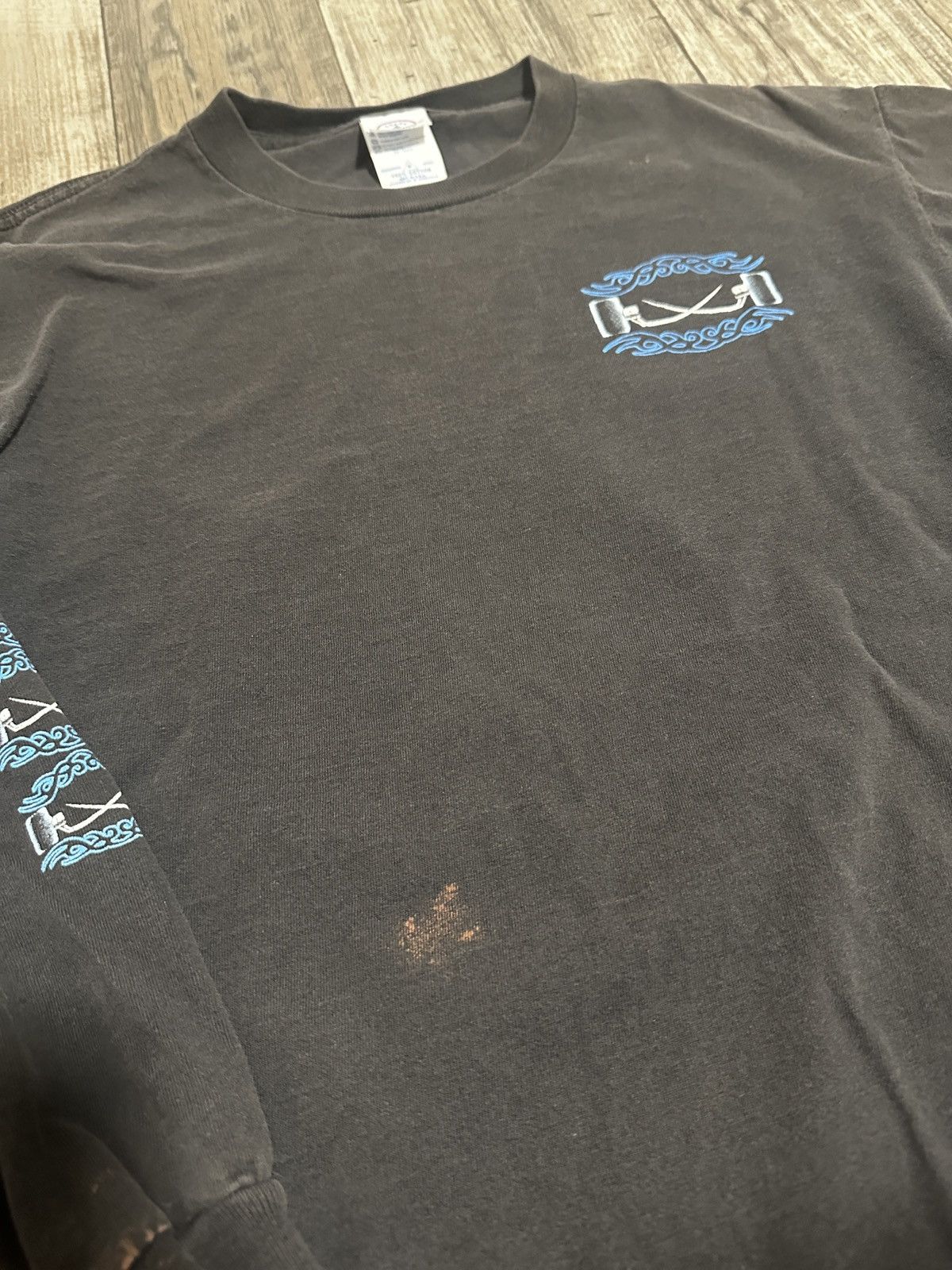 Vintage Vintage 90s Faded/Distressed Cockfighting LS Tee Size US M / EU 48-50 / 2 - 6 Thumbnail