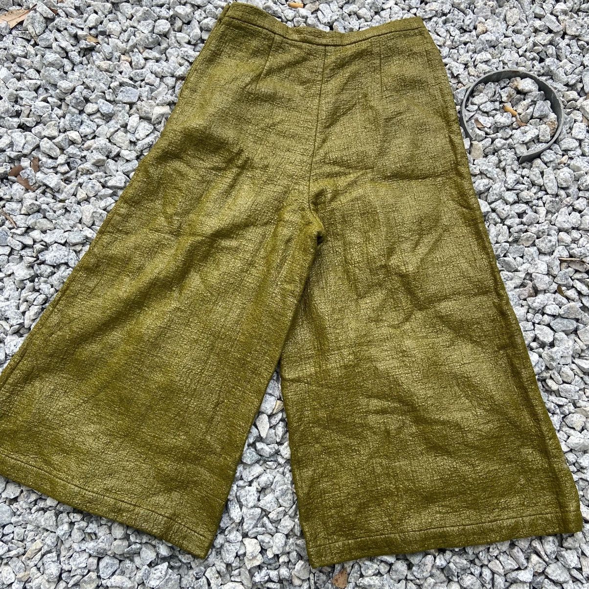 Rachel Comey RACHEL COMEY NEW YORK Wide Cut Flare Pant Laminated Trouser Size 28" / US 6 / IT 42 - 4 Thumbnail