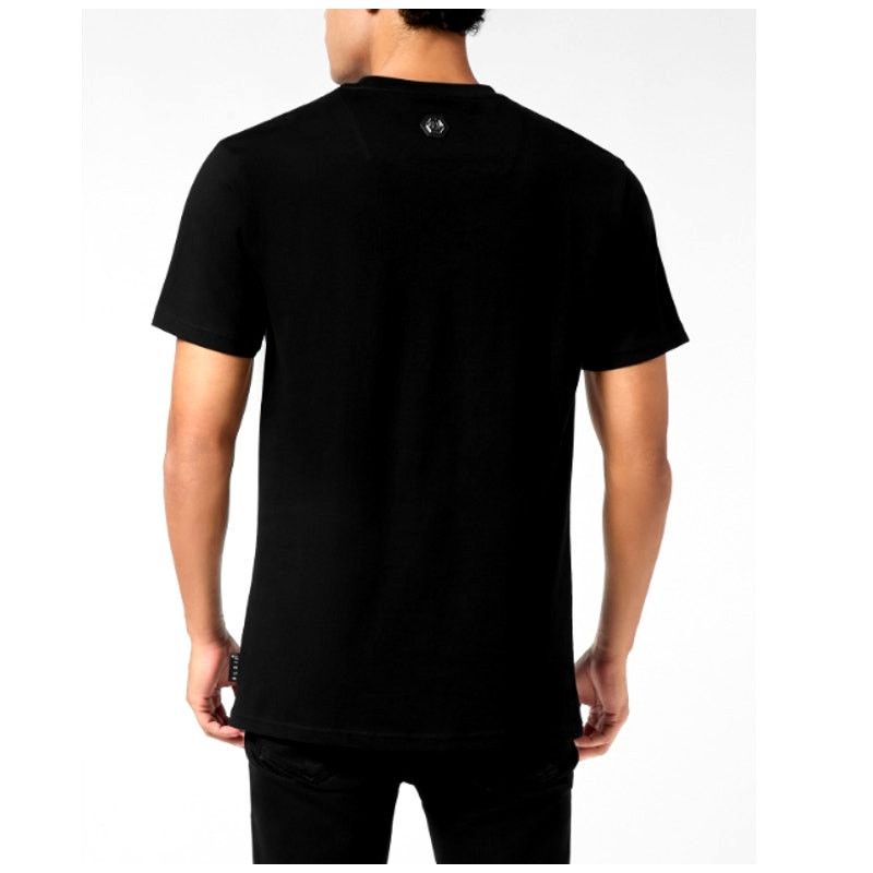 Philipp Plein Philipp Plein Black Truck Stones Round Neck T-Shirt XXL Size US XXL / EU 58 / 5 - 2 Thumbnail