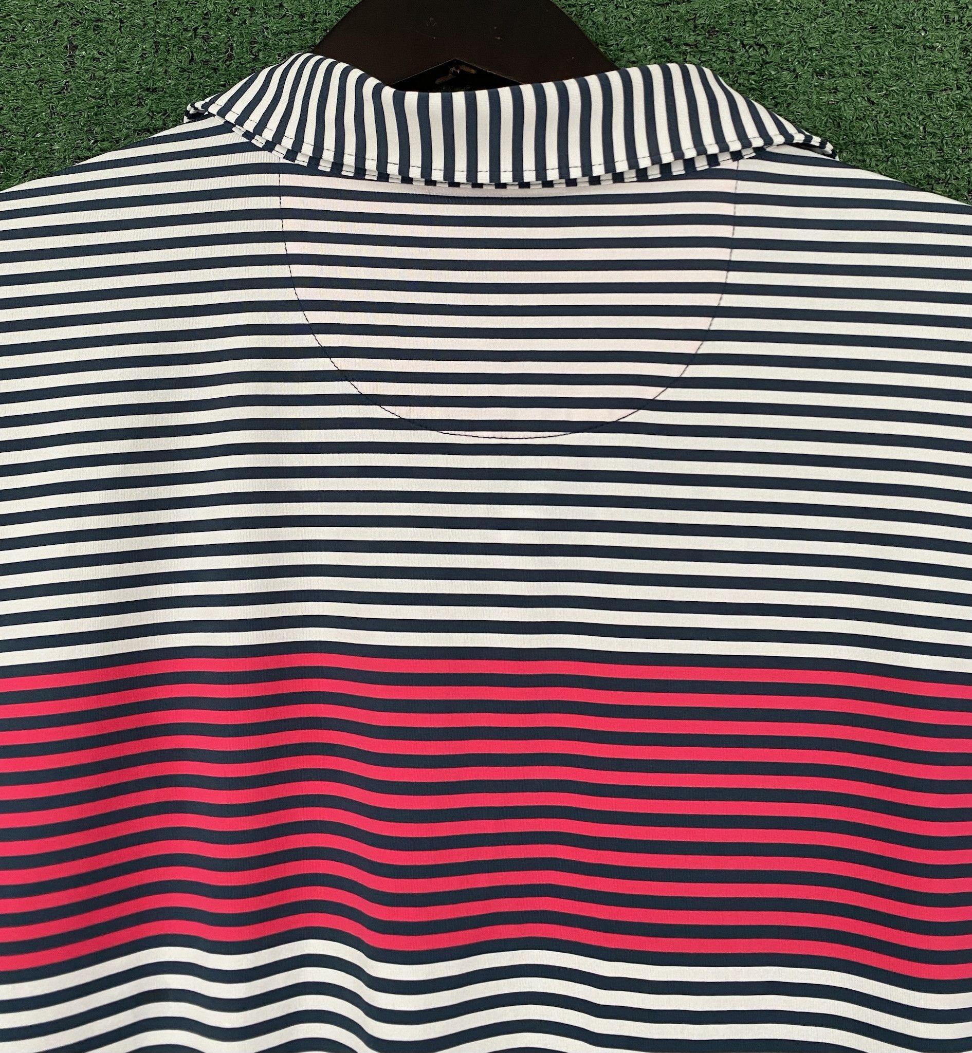 The Masters Masters Tech Augusta National Golf Striped Polo Shirt Large Size US L / EU 52-54 / 3 - 6 Thumbnail