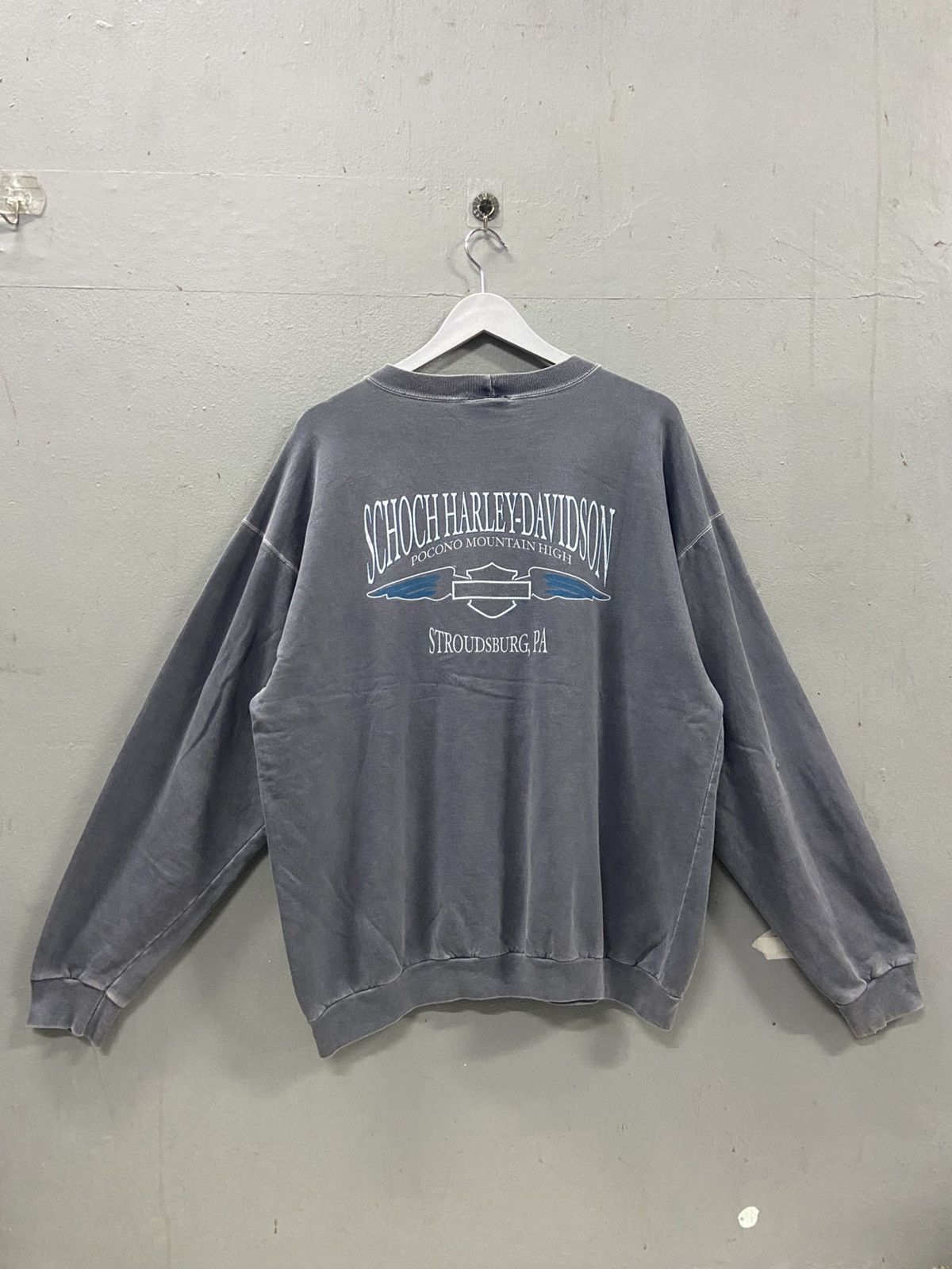 Harley Davidson VINTAGE HARLEY DAVIDSON DISTRESSED CREWNECK Size US L / EU 52-54 / 3 - 7 Thumbnail