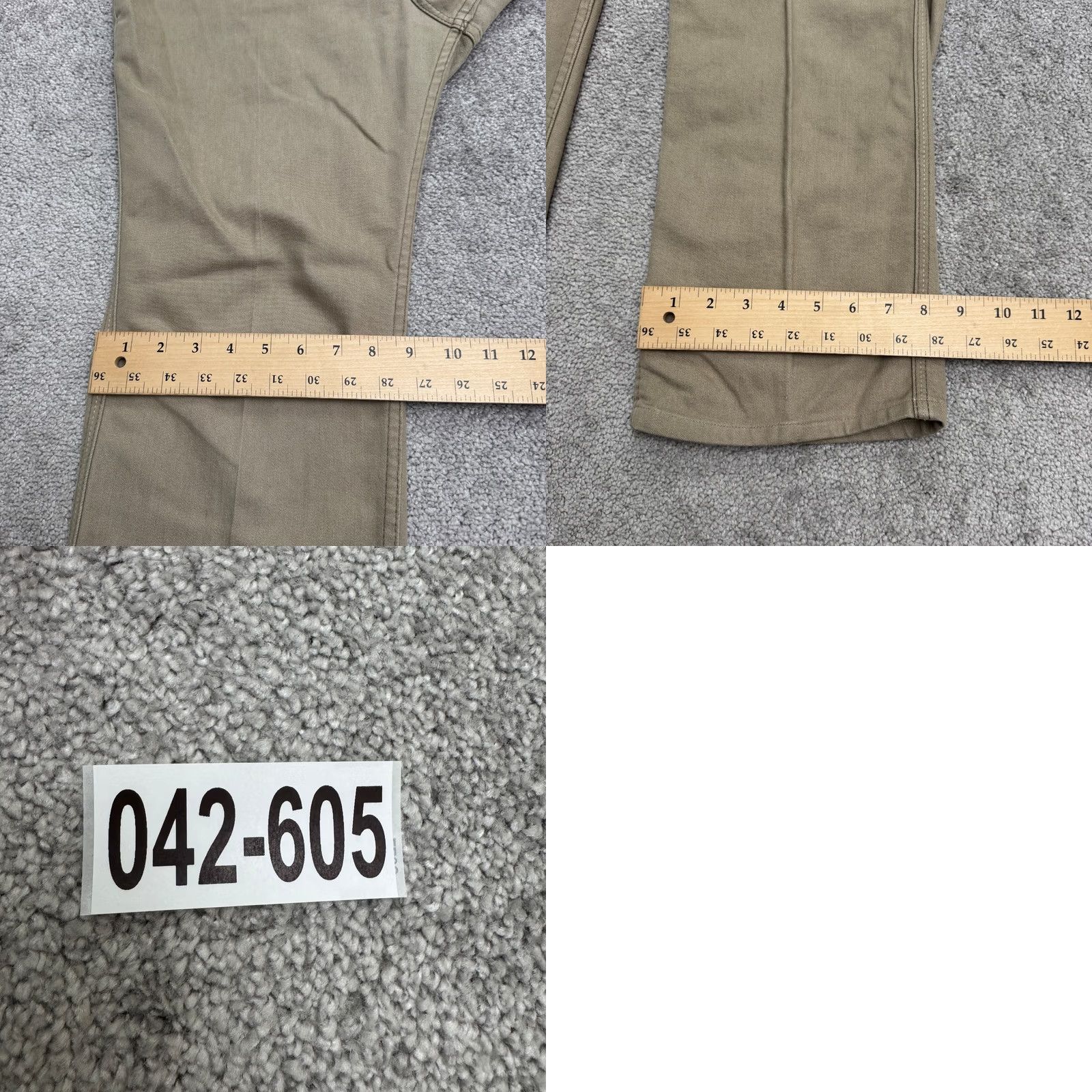 Levi's VINTAGE Levi's Pants Khaki Chino Brown Straight Men 36x26 80s Comfort Classic Size US 36 / EU 52 - 10 Thumbnail