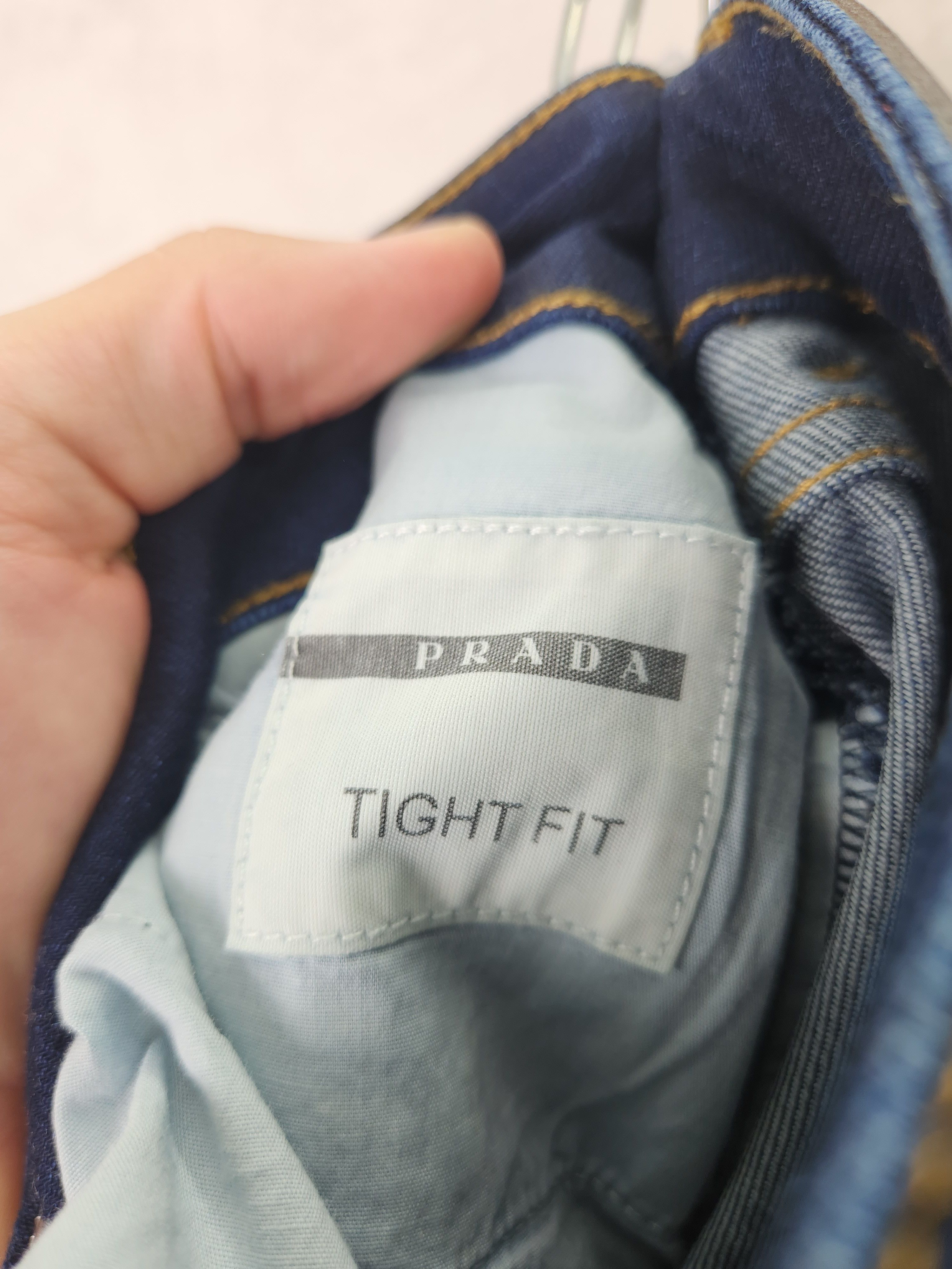 Prada Prada milano navy jeans tight fit size XS-S Size 28" / US 6 / IT 42 - 13 Thumbnail