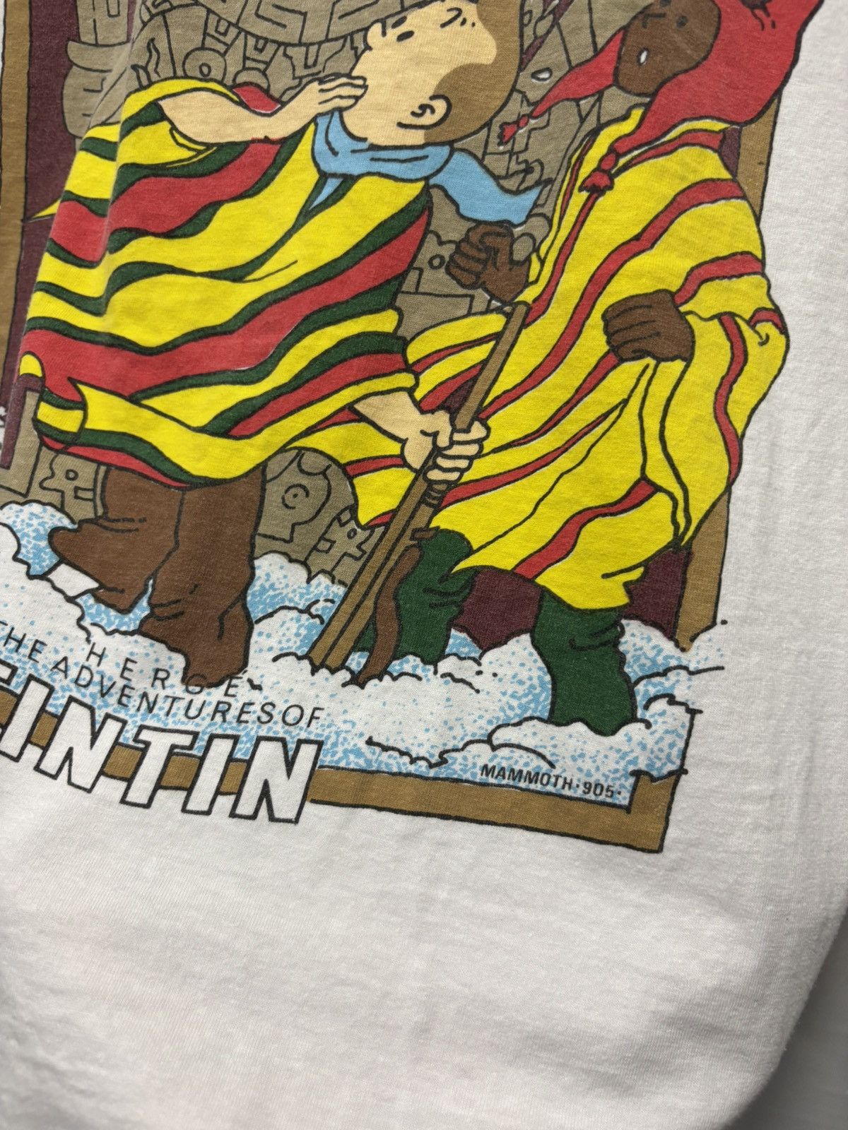 Cartoon Network × Vintage Vintage The Adventure Of Tintin Tshirt Size US L / EU 52-54 / 3 - 3 Thumbnail