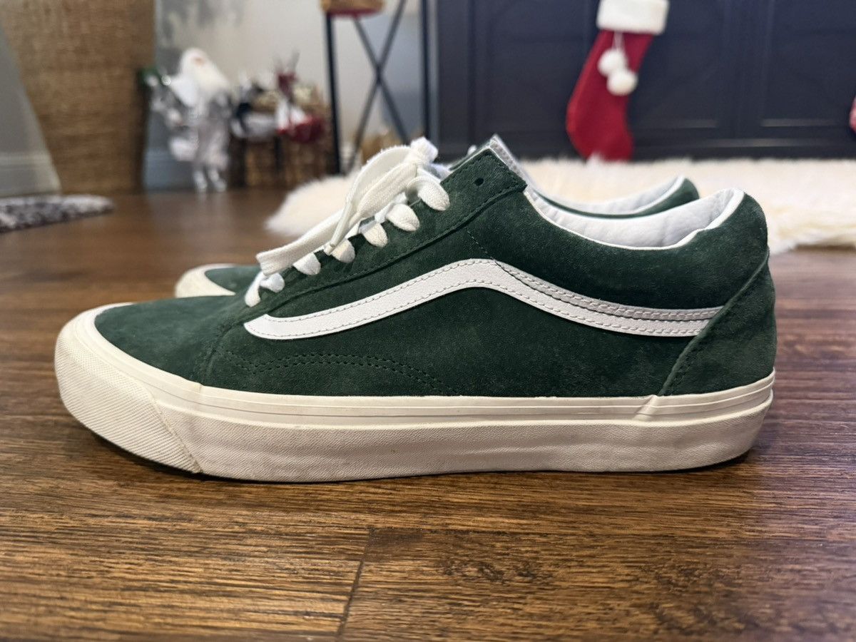 Vans Old Skool Olive Green | Grailed