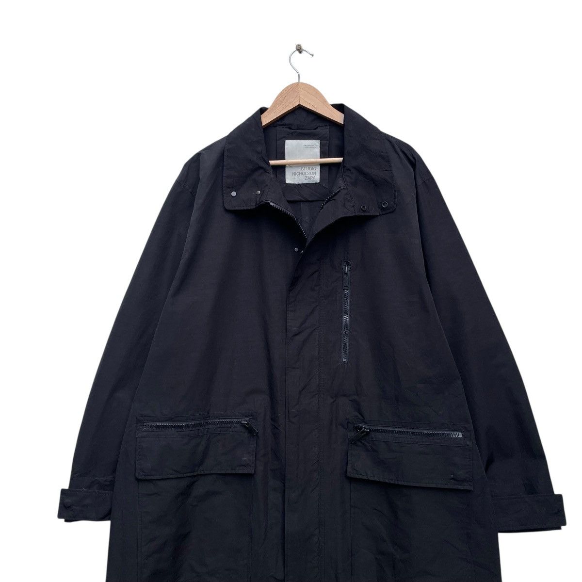 Studio Nicholson × Zara Archival Clothing Studio Nicholoson X Zara Trench Long Coat Size US XL / EU 56 / 4 - 3 Thumbnail
