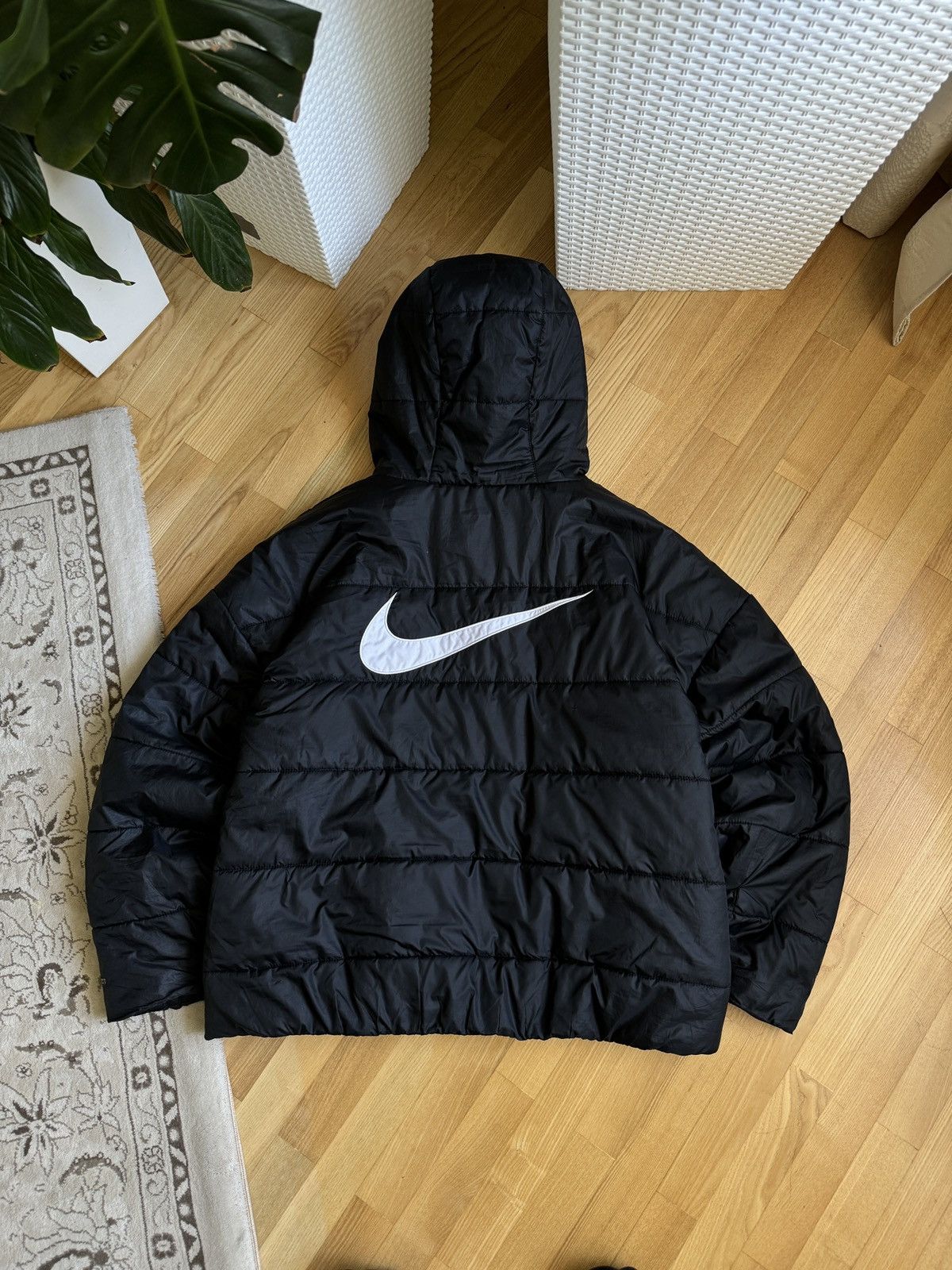 Nike × Streetwear × Vintage Nike Big Swoosh Logo Puffer